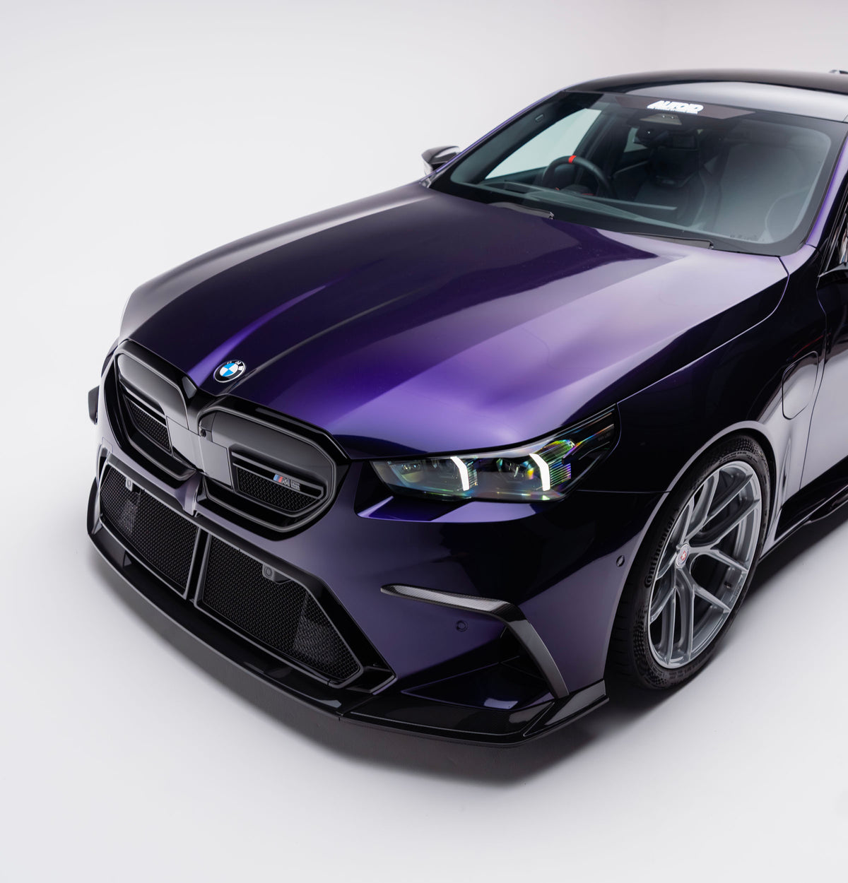 تمديدات فتحات التهوية الأمامية من ألياف الكربون بري-بريج PR-1 لسيارة بي إم دبليو M5 G90 G99 من تريفورا