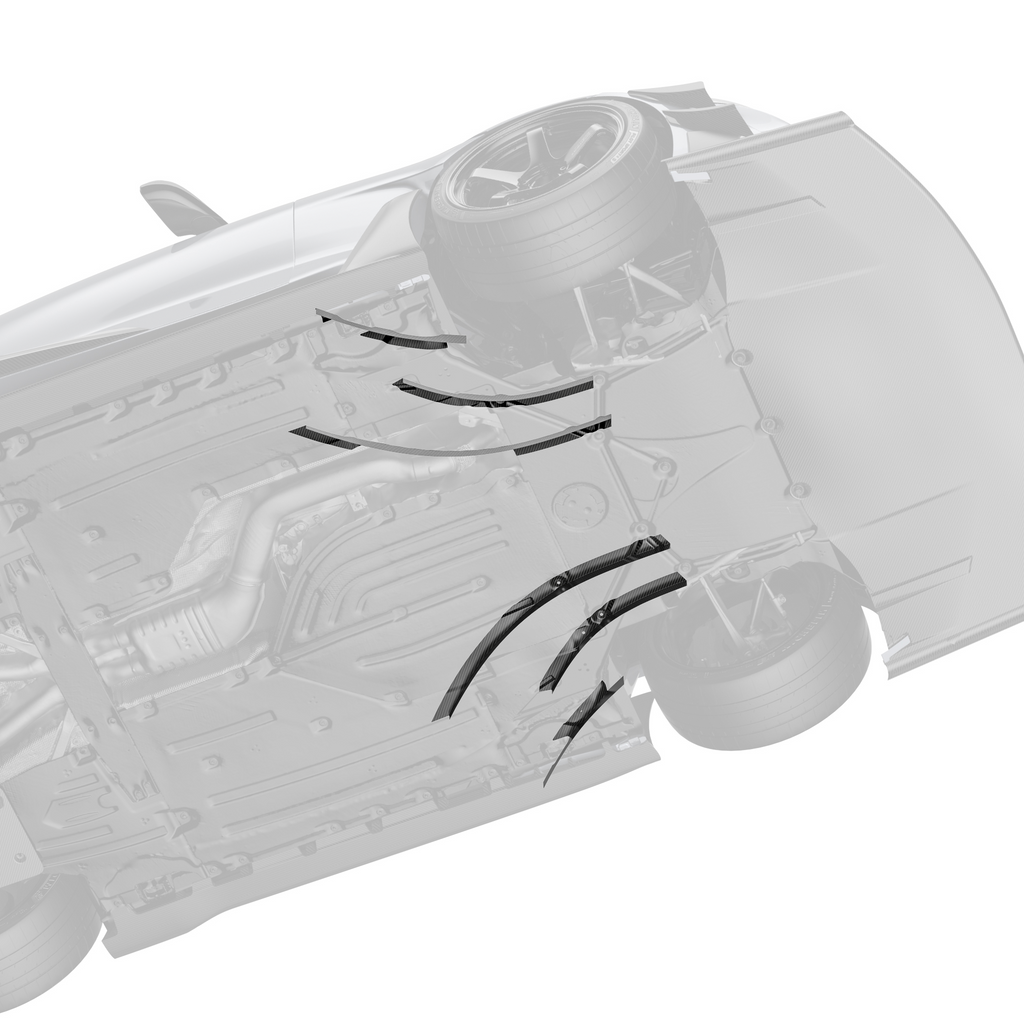 Toyota GR Supra ARD Prepreg Race Undervanes by Adro - AUTOID® - Undervanes - Adro