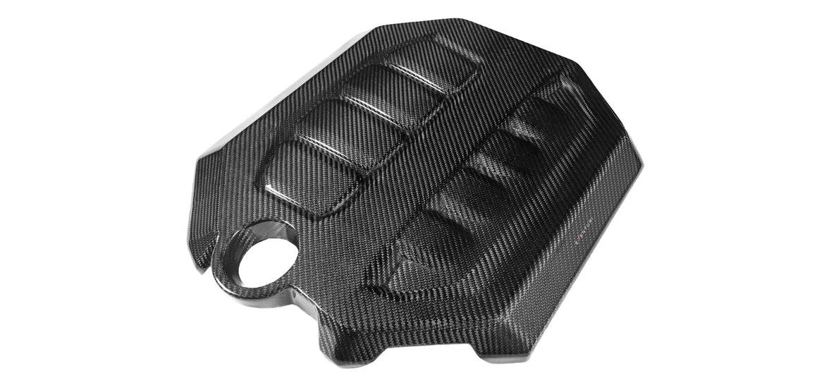 Volkswagen Golf, GTI & Golf R Mk8 Eventuri Carbon Fibre Engine Cover (2019+) - AUTOID - Vehicle Dress Up Caps & Covers - Eventuri