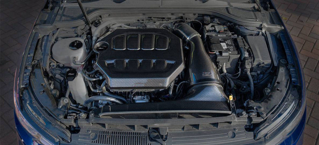 Volkswagen Golf GTI & Golf R Mk8 & Mk8.5 Eventuri Carbon Fibre Engine Cover (2019+) - AUTOID® - Vehicle Dress Up Caps & Covers - Eventuri