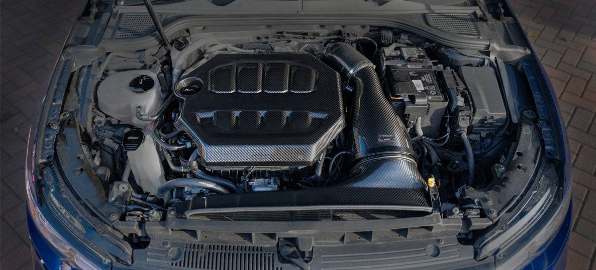 Volkswagen Golf GTI & Golf R Mk8 & Mk8.5 Eventuri Carbon Fibre Engine Cover (2019+) - AUTOID® - Vehicle Dress Up Caps & Covers - Eventuri