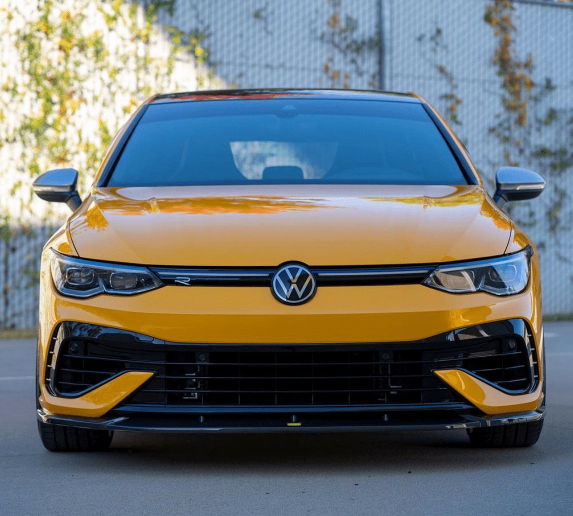 Volkswagen Golf R Mk8 Carbon Fibre Front Bumper Splitter by Urban (2020+) - AUTOID - Front Lips & Splitters - Urban Automotive