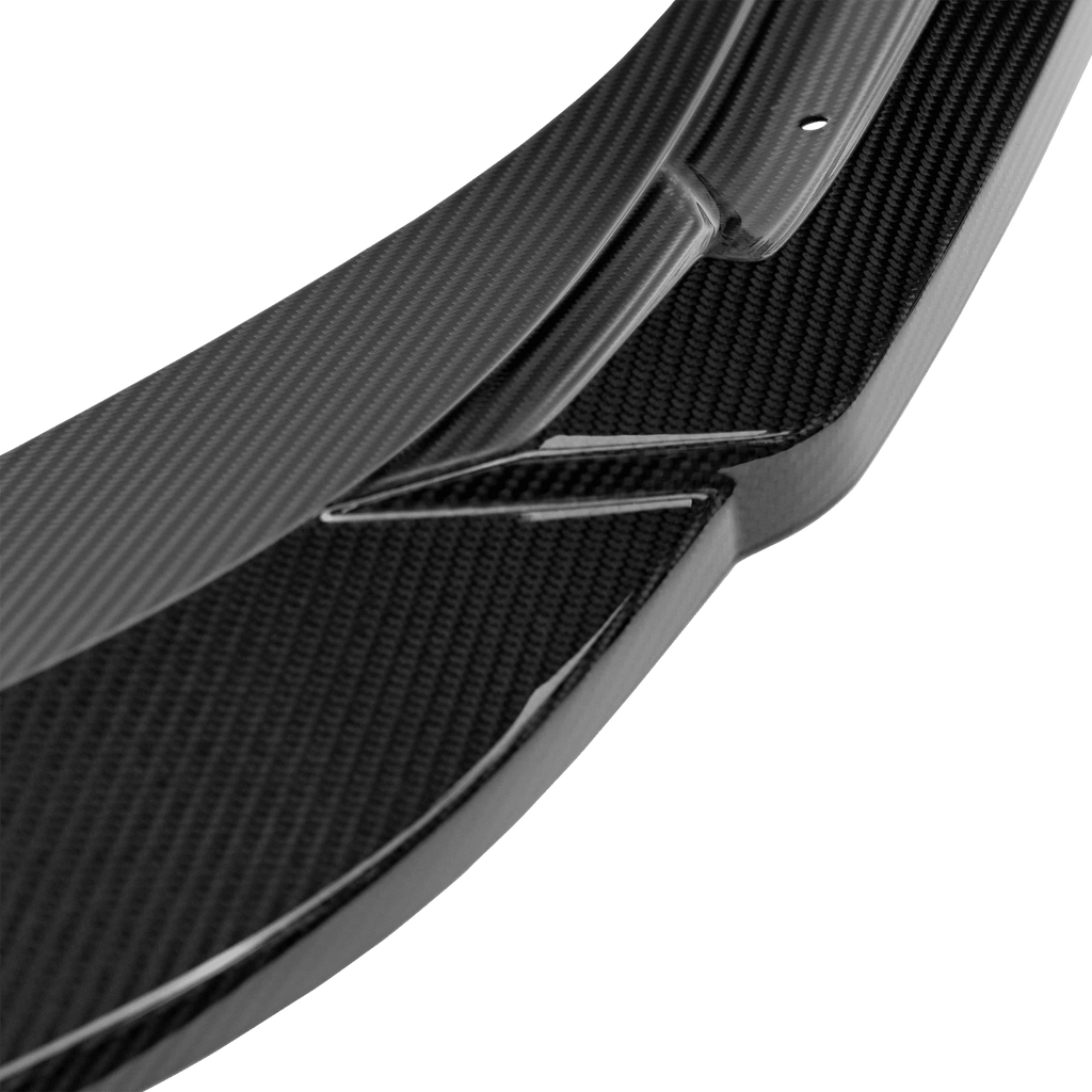 Volkswagen Golf R Mk8 Carbon Fibre Front Bumper Splitter by Urban (2020+) - AUTOID® - Front Lips & Splitters - Urban Automotive