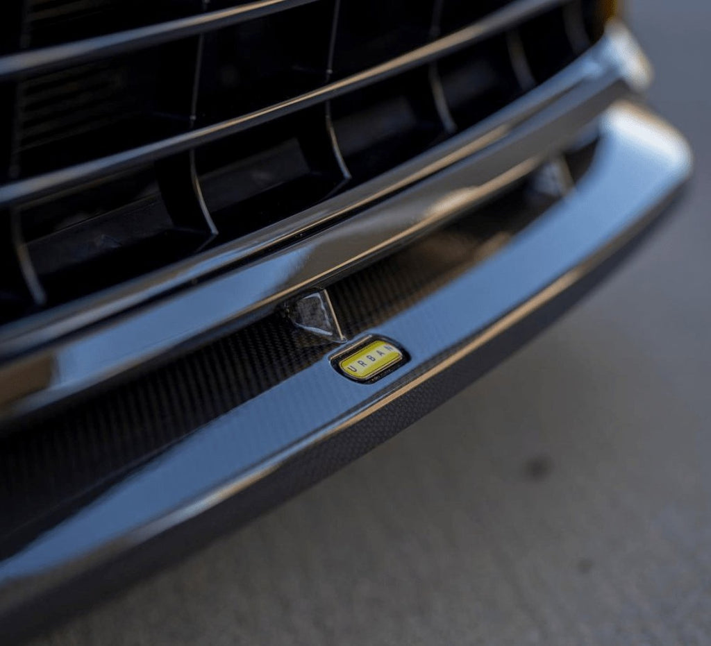 Volkswagen Golf R Mk8 Carbon Fibre Front Bumper Splitter by Urban (2020+) - AUTOID® - Front Lips & Splitters - Urban Automotive