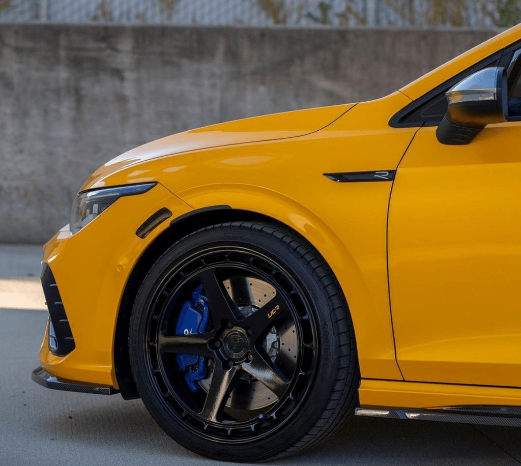 Volkswagen Golf R Mk8 Carbon Fibre Front Bumper Splitter by Urban (2020+) - AUTOID® - Front Lips & Splitters - Urban Automotive
