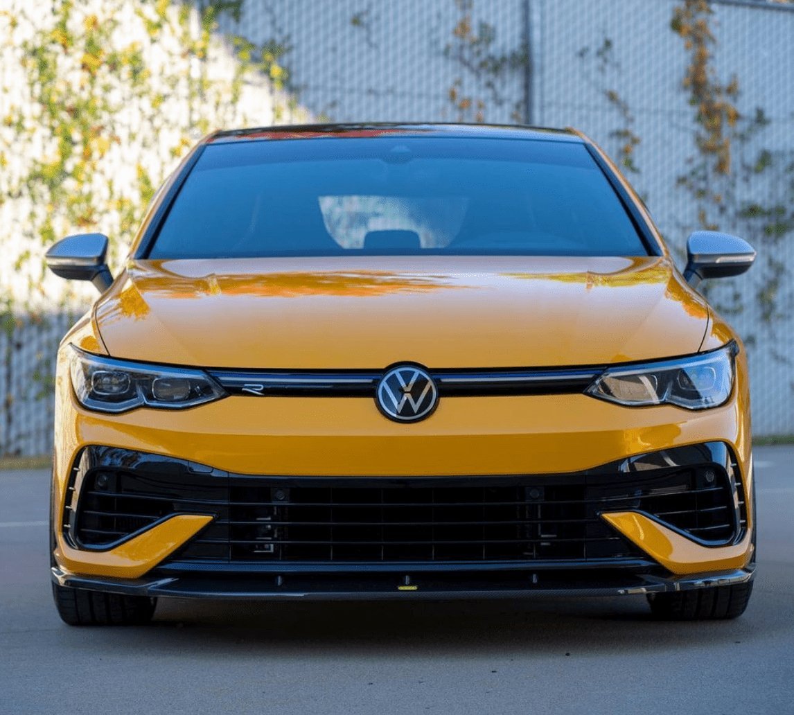 Volkswagen Golf R Mk8 Carbon Fibre Front Bumper Splitter by Urban (2020+) - AUTOID® - Front Lips & Splitters - Urban Automotive