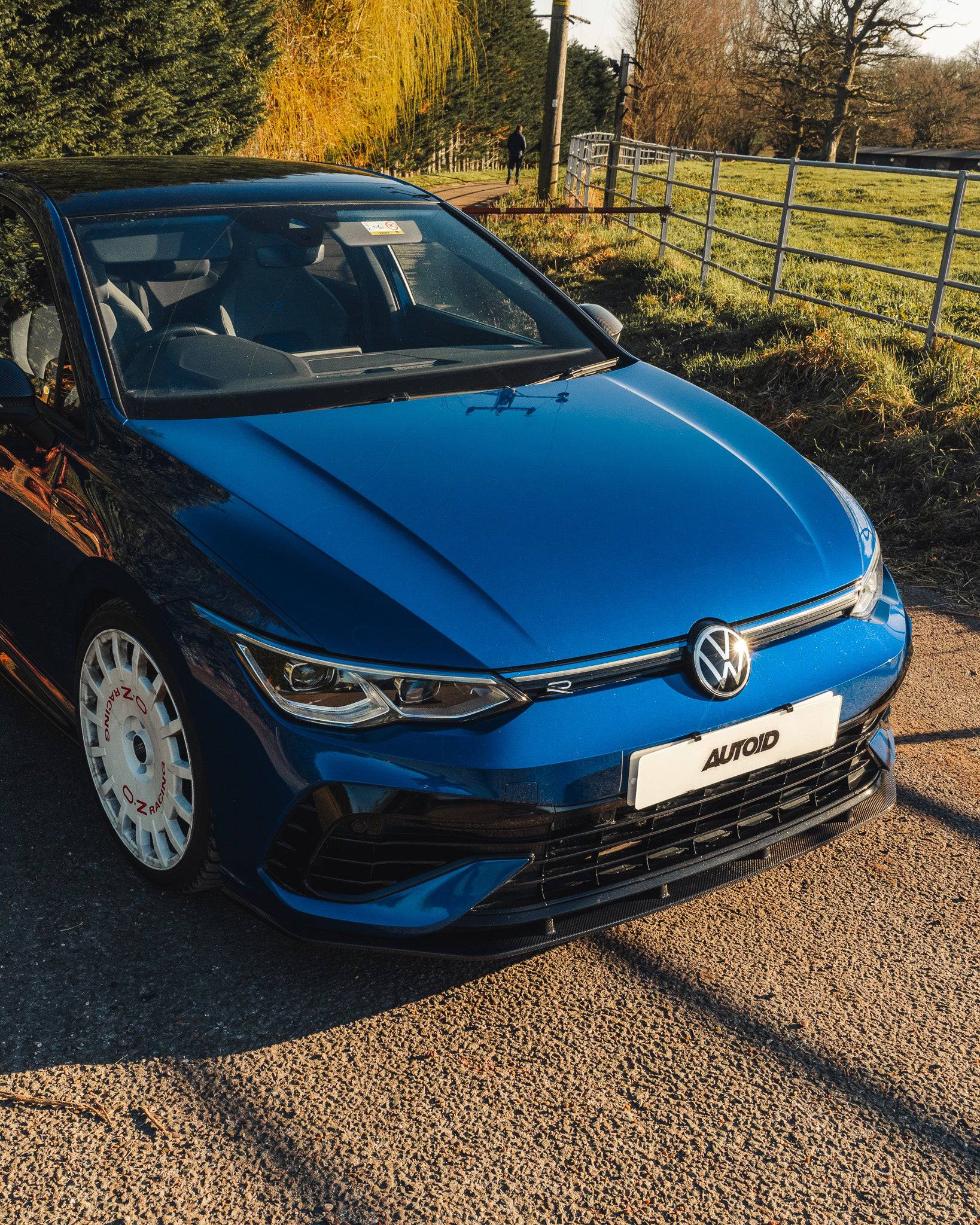 Volkswagen Golf R Mk8 Carbon Fibre ID-01 Front Splitter by FORM (2020-2024) - AUTOID® - Front Lips & Splitters - FORM Industries