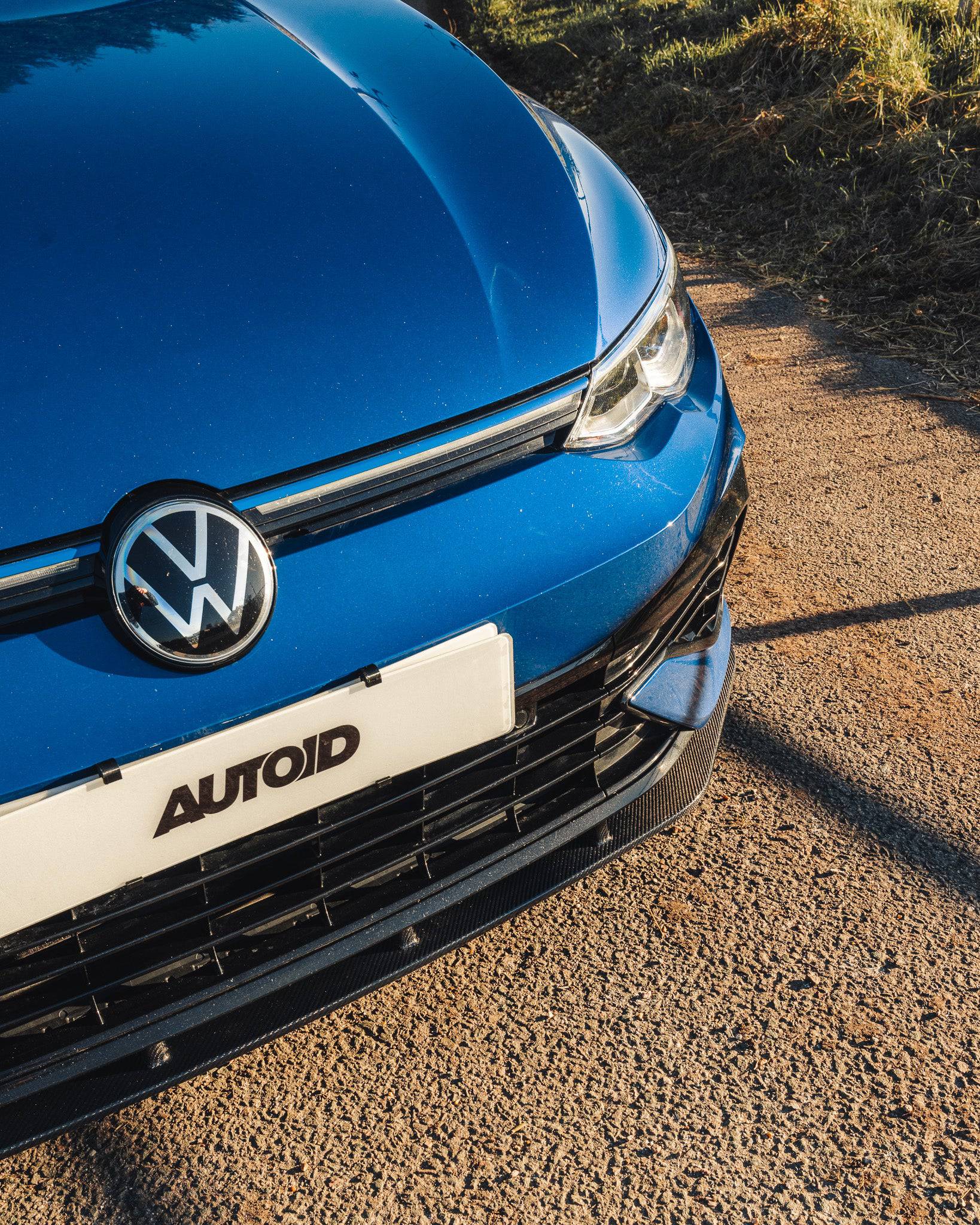 Volkswagen Golf R Mk8 Carbon Fibre ID-01 Front Splitter by FORM (2020-2024) - AUTOID® - Front Lips & Splitters - FORM Industries