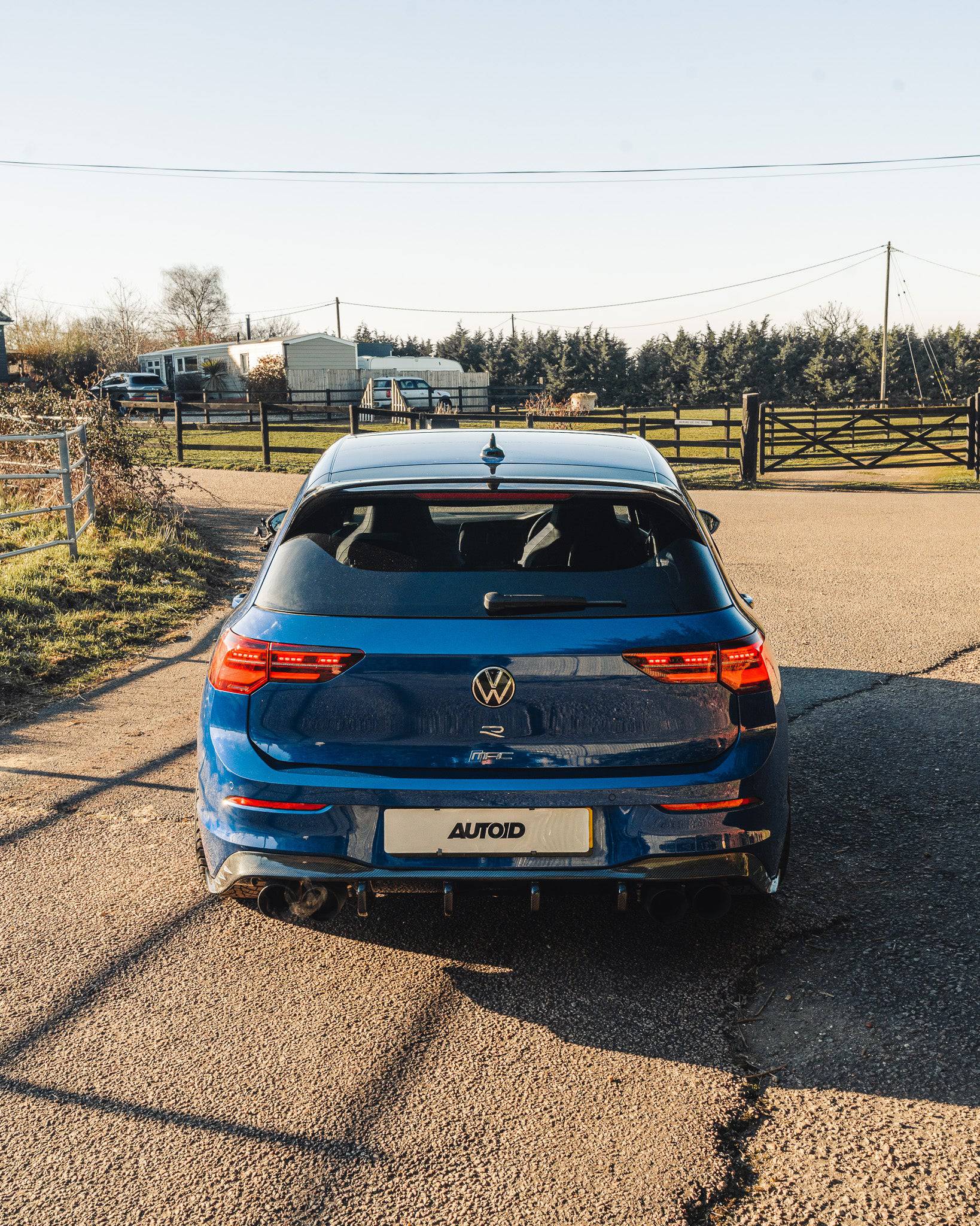 Volkswagen Golf R Mk8 Carbon Fibre ID - 01 Rear Diffuser (2020+) - AUTOID - Rear Diffusers - Essentials