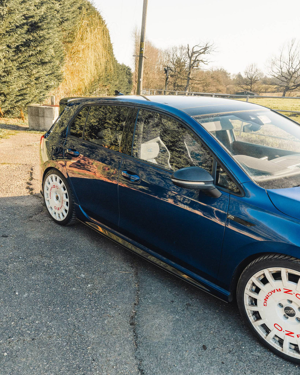 Volkswagen Golf R Mk8 Carbon Fibre ID - 01 Side Skirts (2020+) - AUTOID - Side Skirts & Winglets - Essentials