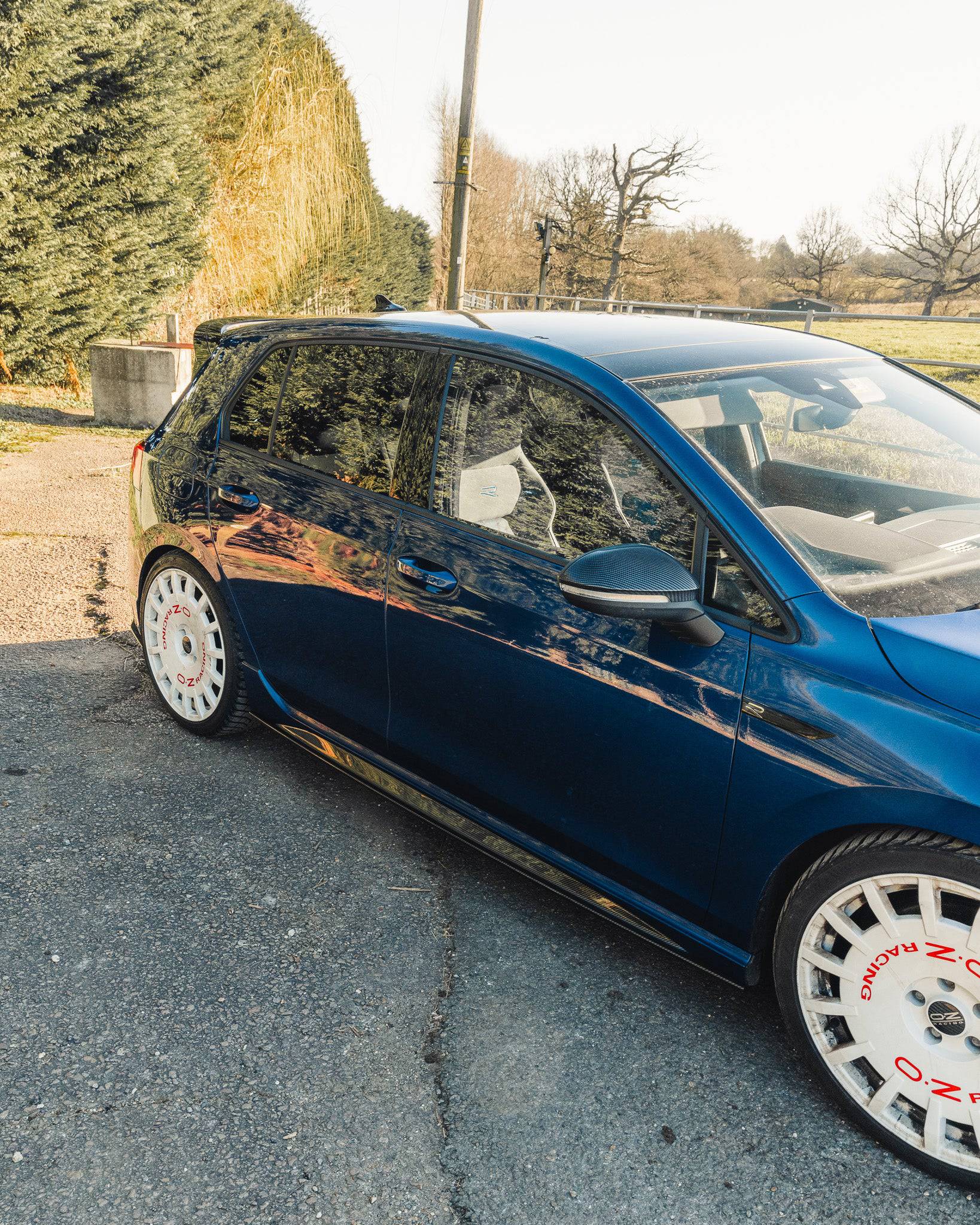 Volkswagen Golf R Mk8 Carbon Fibre ID - 01 Side Skirts (2020+) - AUTOID - Side Skirts & Winglets - Essentials