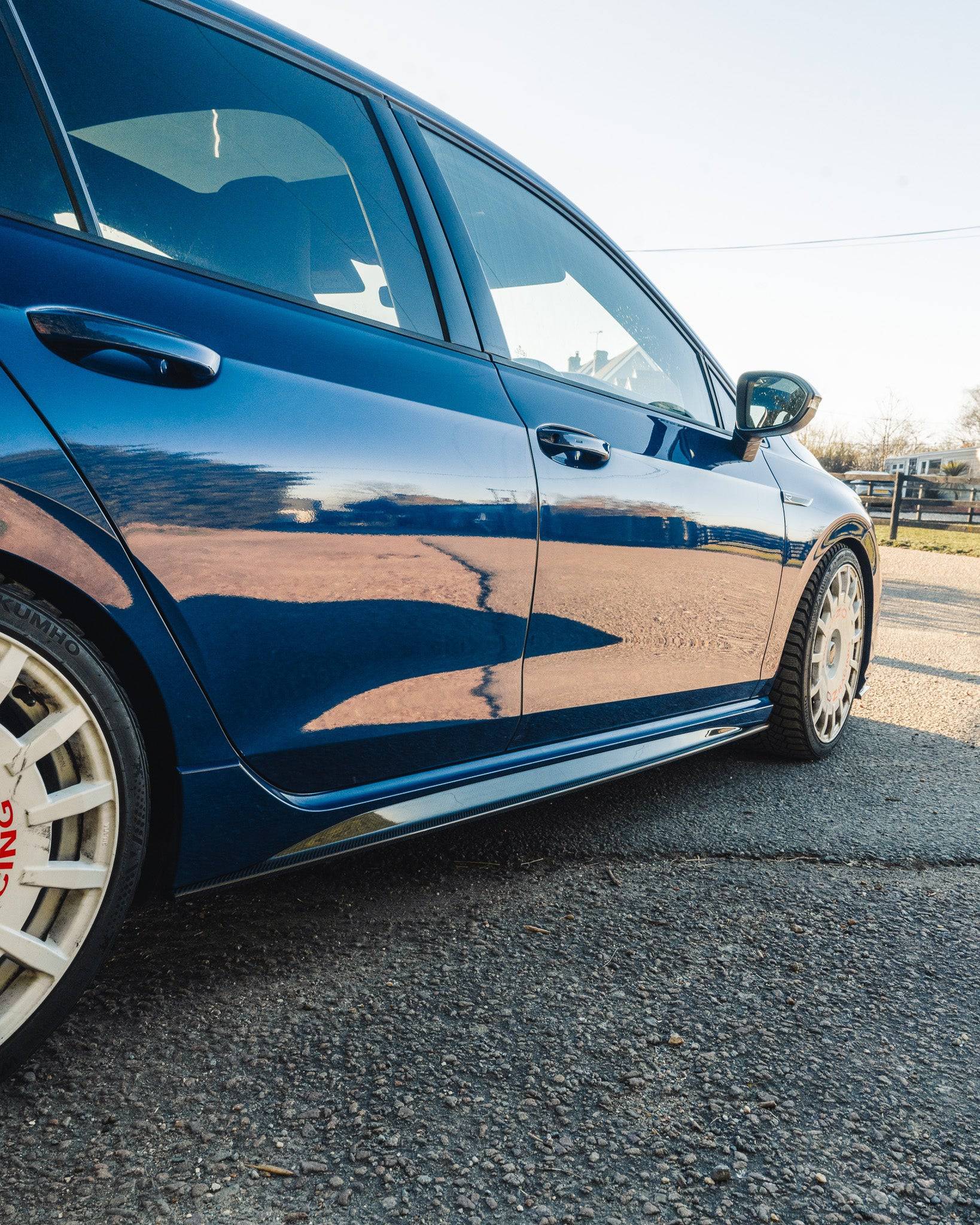 Volkswagen Golf R Mk8 Carbon Fibre ID - 01 Side Skirts (2020+) - AUTOID - Side Skirts & Winglets - Essentials