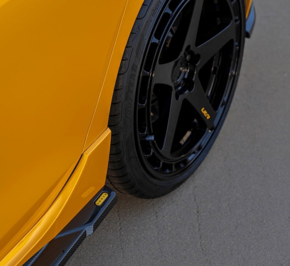 Volkswagen Golf R Mk8 Carbon Fibre Lower Sill Kit by Urban (2020+) - AUTOID - Side Skirts & Winglets - Urban Automotive