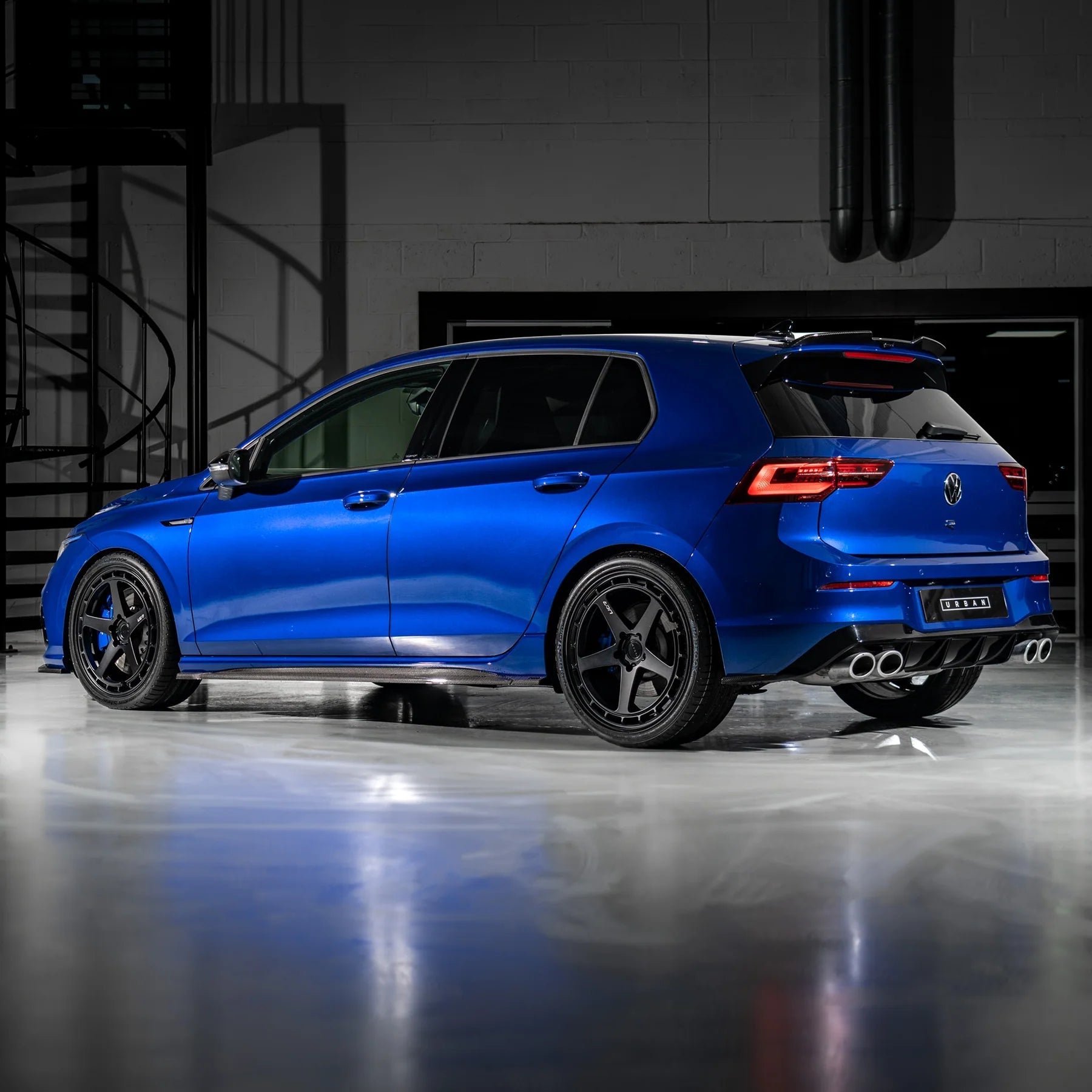 Volkswagen Golf R Mk8 Carbon Fibre Lower Sill Kit by Urban (2020+) - AUTOID® - Side Skirts & Winglets - Urban Automotive