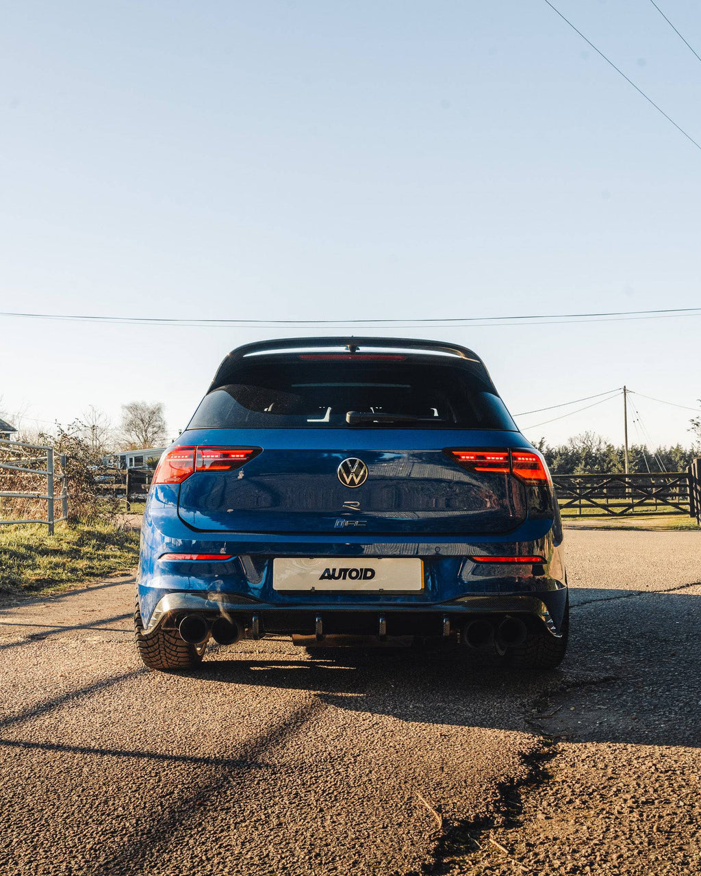 Volkswagen Golf R Mk8 & Mk8.5 Carbon Fibre ID-01 Rear Diffuser by FORM (2020+) - AUTOID® - Rear Diffusers - FORM Industries