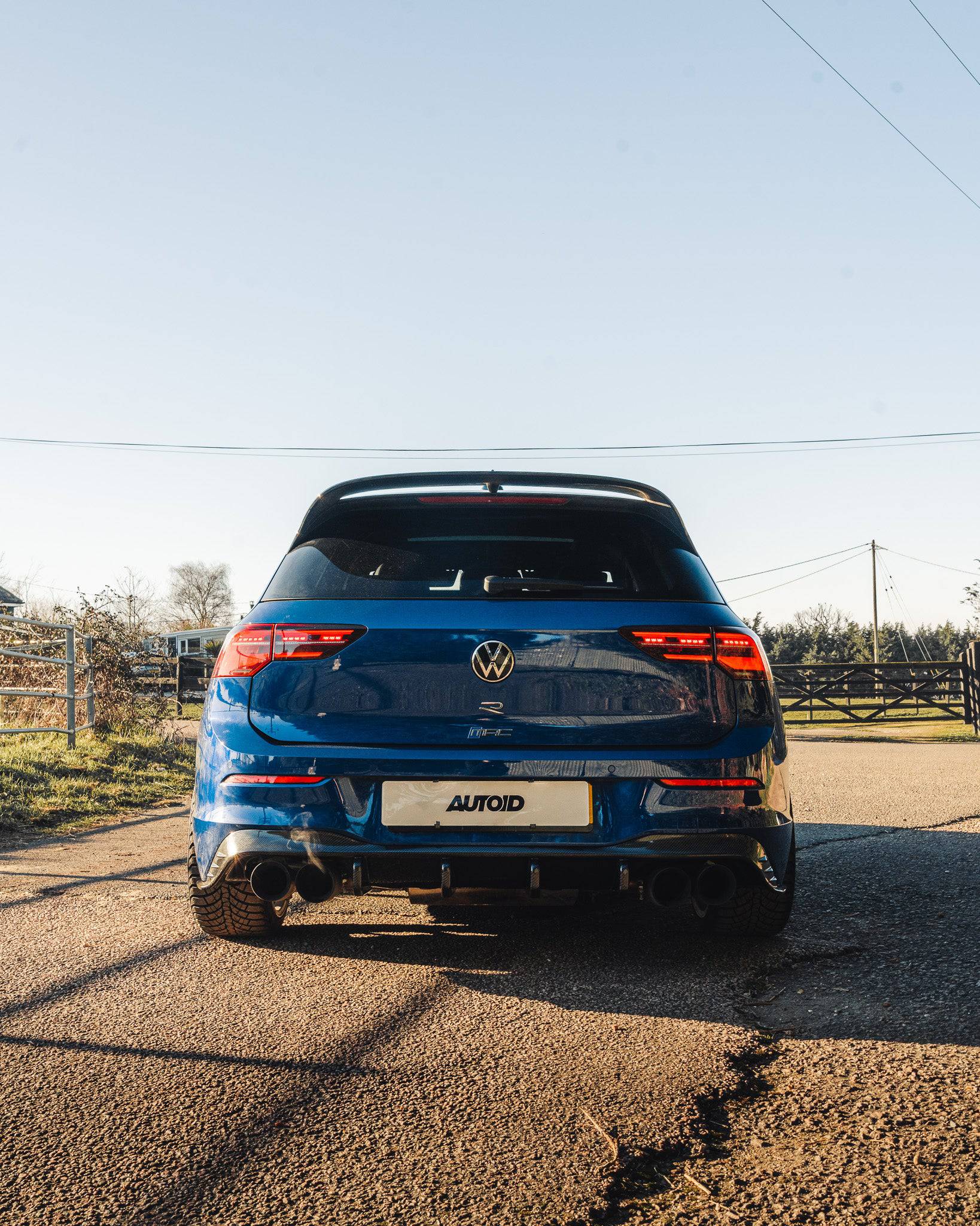 Volkswagen Golf R Mk8 & Mk8.5 Carbon Fibre ID-01 Rear Diffuser by FORM (2020+) - AUTOID® - Rear Diffusers - FORM Industries