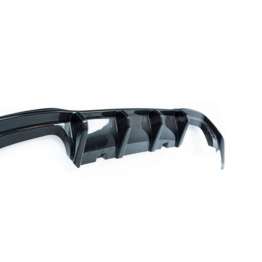 Volkswagen Golf R Mk8 & Mk8.5 Carbon Fibre ID-01 Rear Diffuser by FORM (2020+) - AUTOID® - Rear Diffusers - FORM Industries