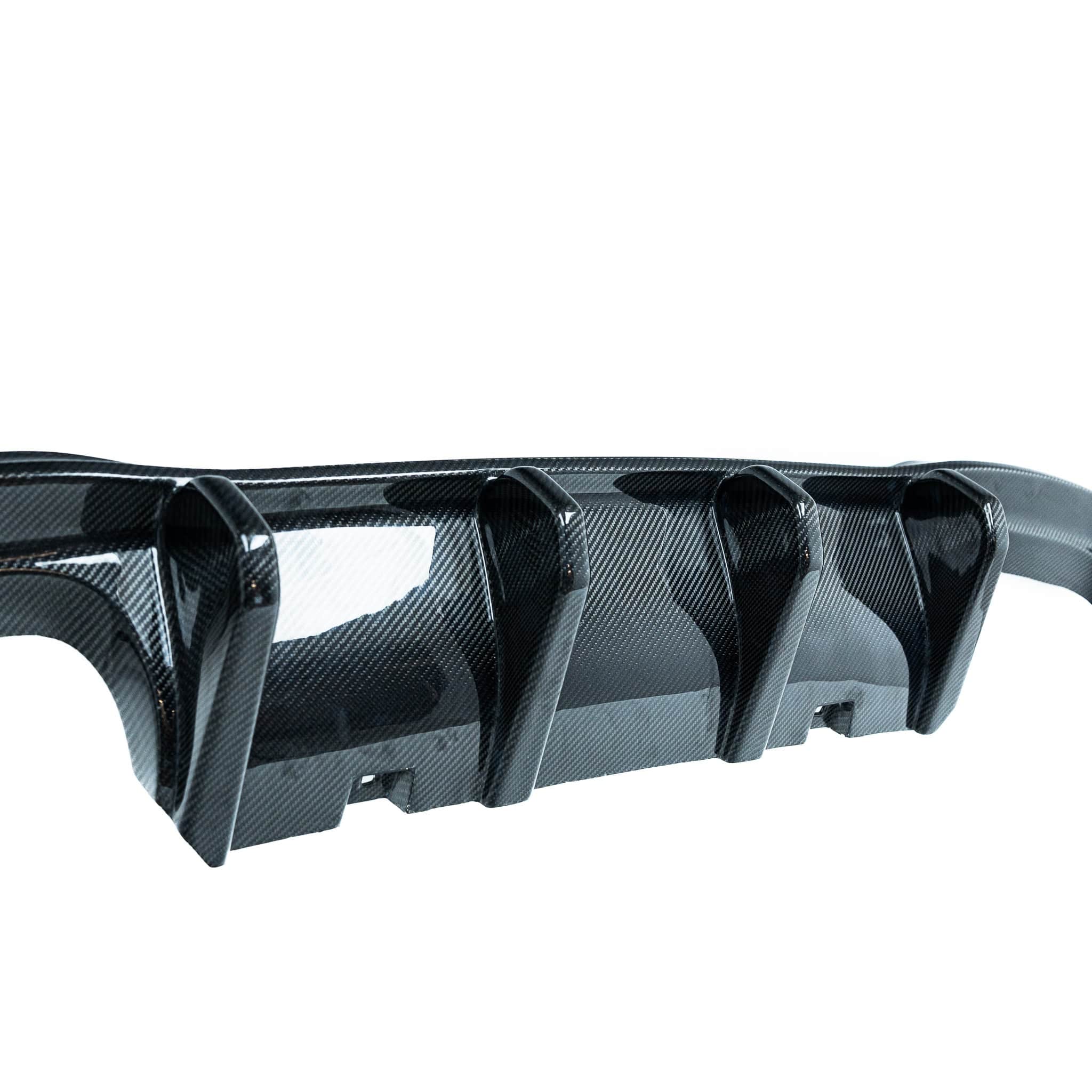 Volkswagen Golf R Mk8 & Mk8.5 Carbon Fibre ID-01 Rear Diffuser by FORM (2020+) - AUTOID® - Rear Diffusers - FORM Industries