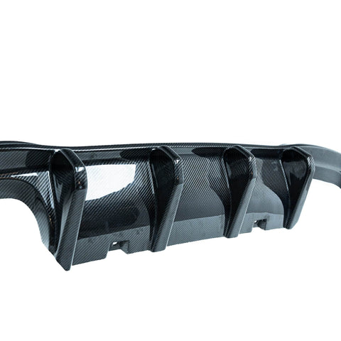 Volkswagen Golf R Mk8 & Mk8.5 Carbon Fibre ID-01 Rear Diffuser by FORM (2020+) - AUTOID® - Rear Diffusers - FORM Industries