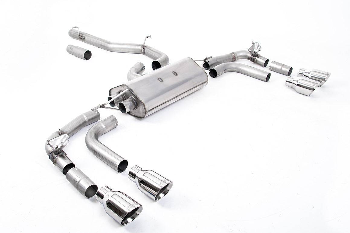 Volkswagen Tiguan R Particulate Filter-back Exhaust System by Milltek (2021+) - AUTOID® - Exhaust System - Milltek Sport