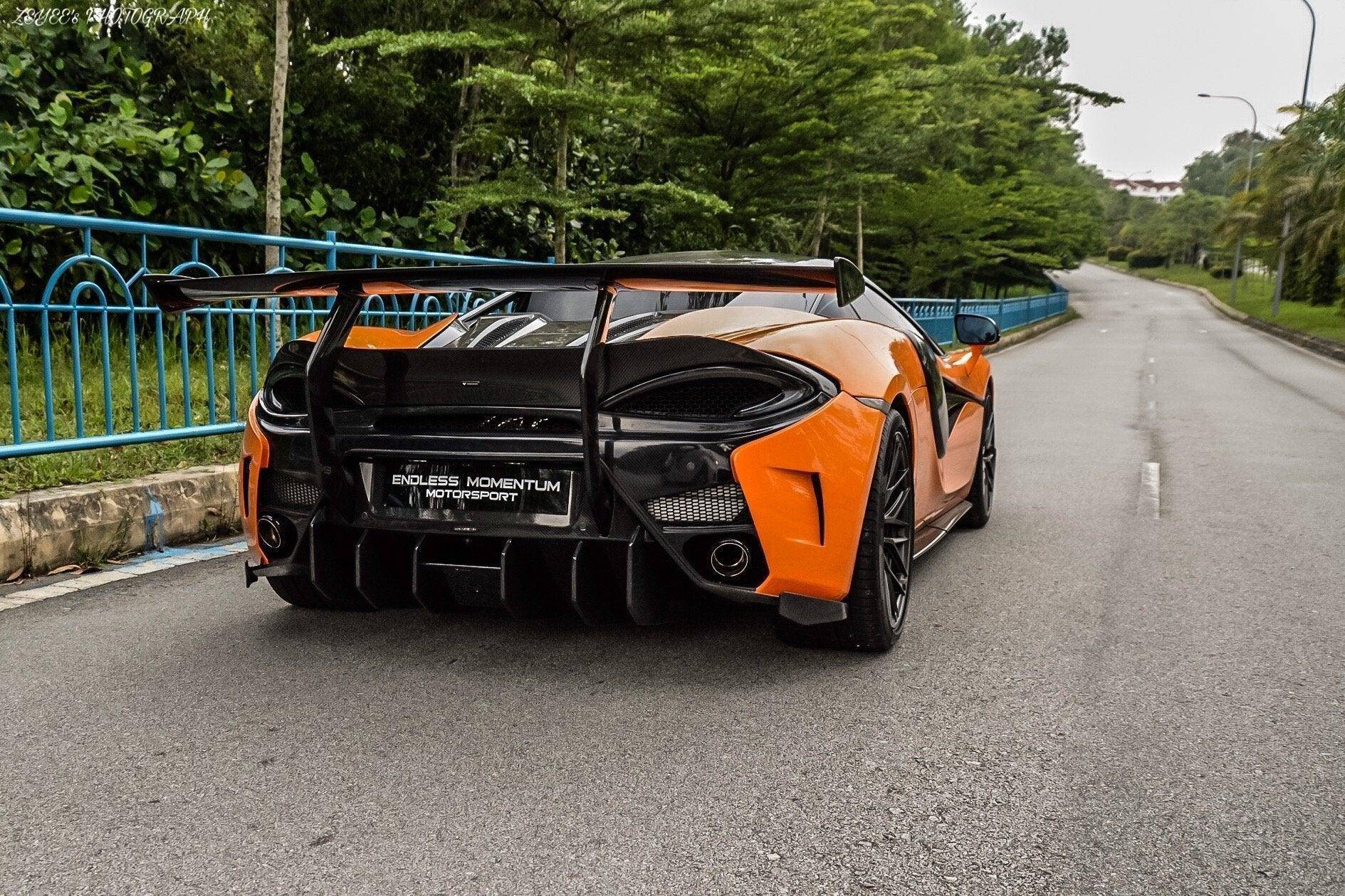 Vorsteiner Carbon Fibre 570 - VX Rear Bumper + Diffuser for McLaren 570s (2015+) - AUTOID - Front & Rear Bumpers - Vorsteiner