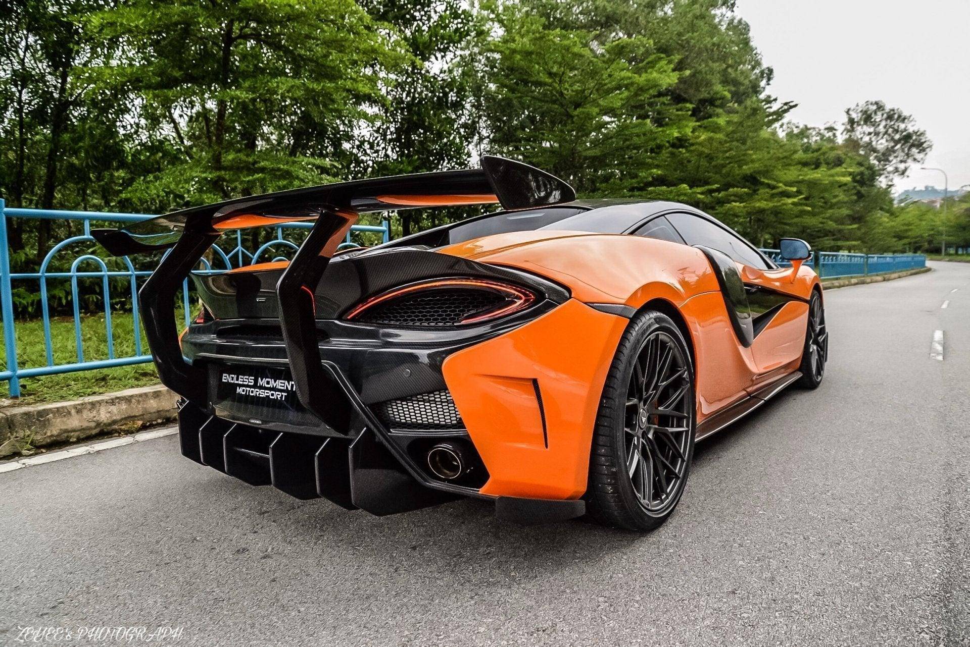 Vorsteiner Carbon Fibre 570 - VX Rear Bumper + Diffuser for McLaren 570s (2015+) - AUTOID - Front & Rear Bumpers - Vorsteiner