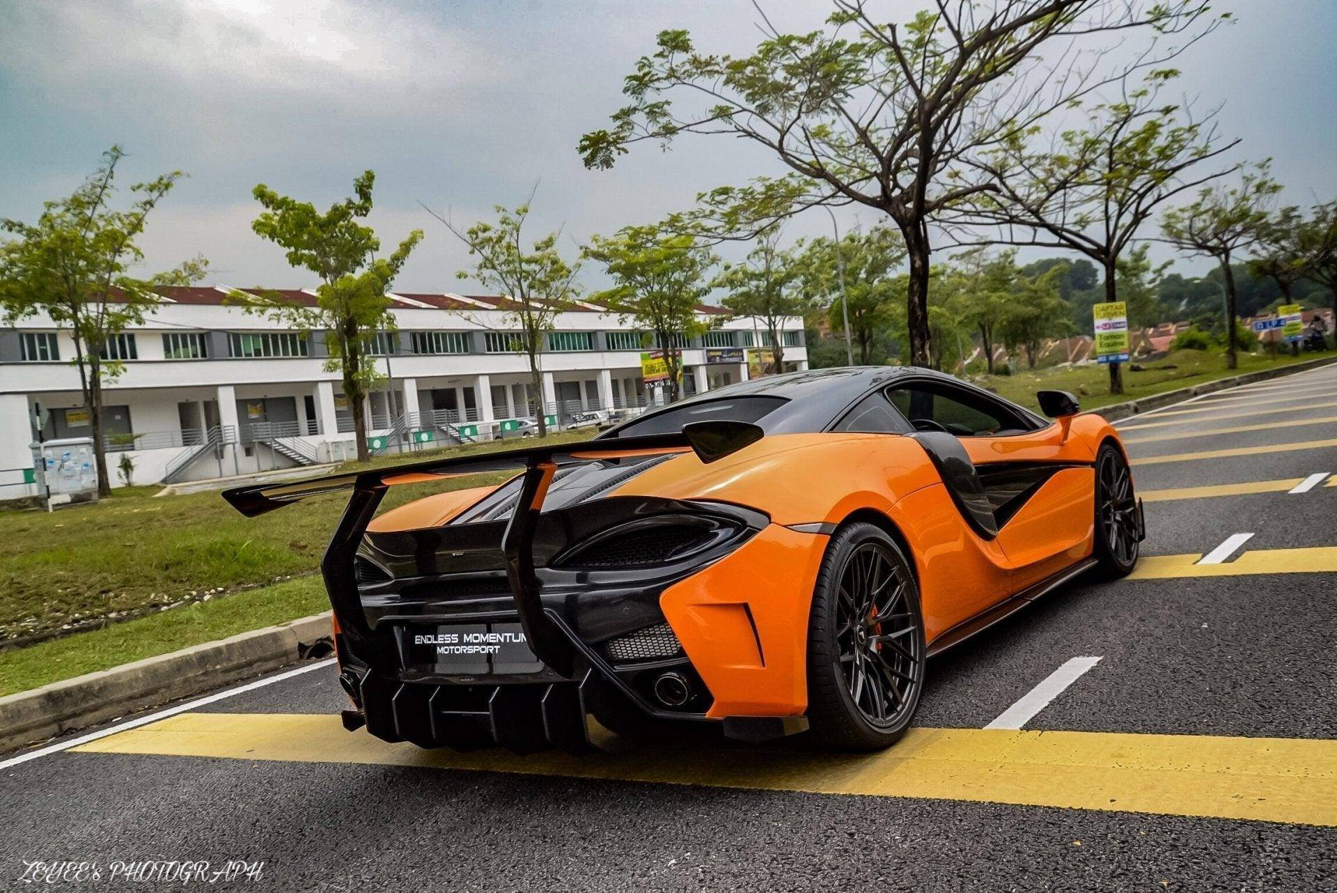 Vorsteiner Carbon Fibre 570 - VX Rear Bumper + Diffuser for McLaren 570s (2015+) - AUTOID - Front & Rear Bumpers - Vorsteiner