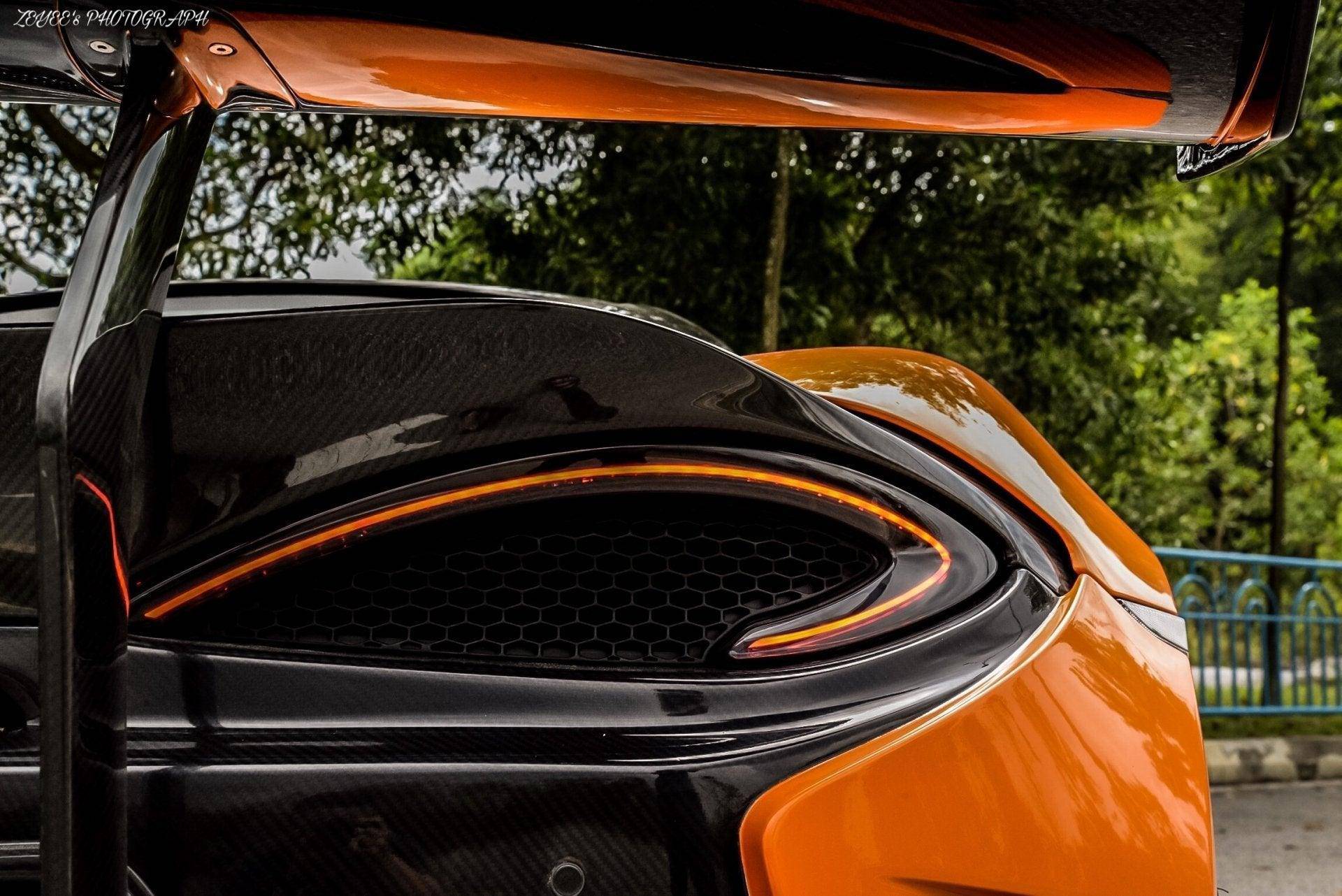 Vorsteiner Carbon Fibre 570 - VX Rear Wing + Carbon Fibre Uprights for McLaren 570s (2015+) - AUTOID - Rear Wings - Vorsteiner