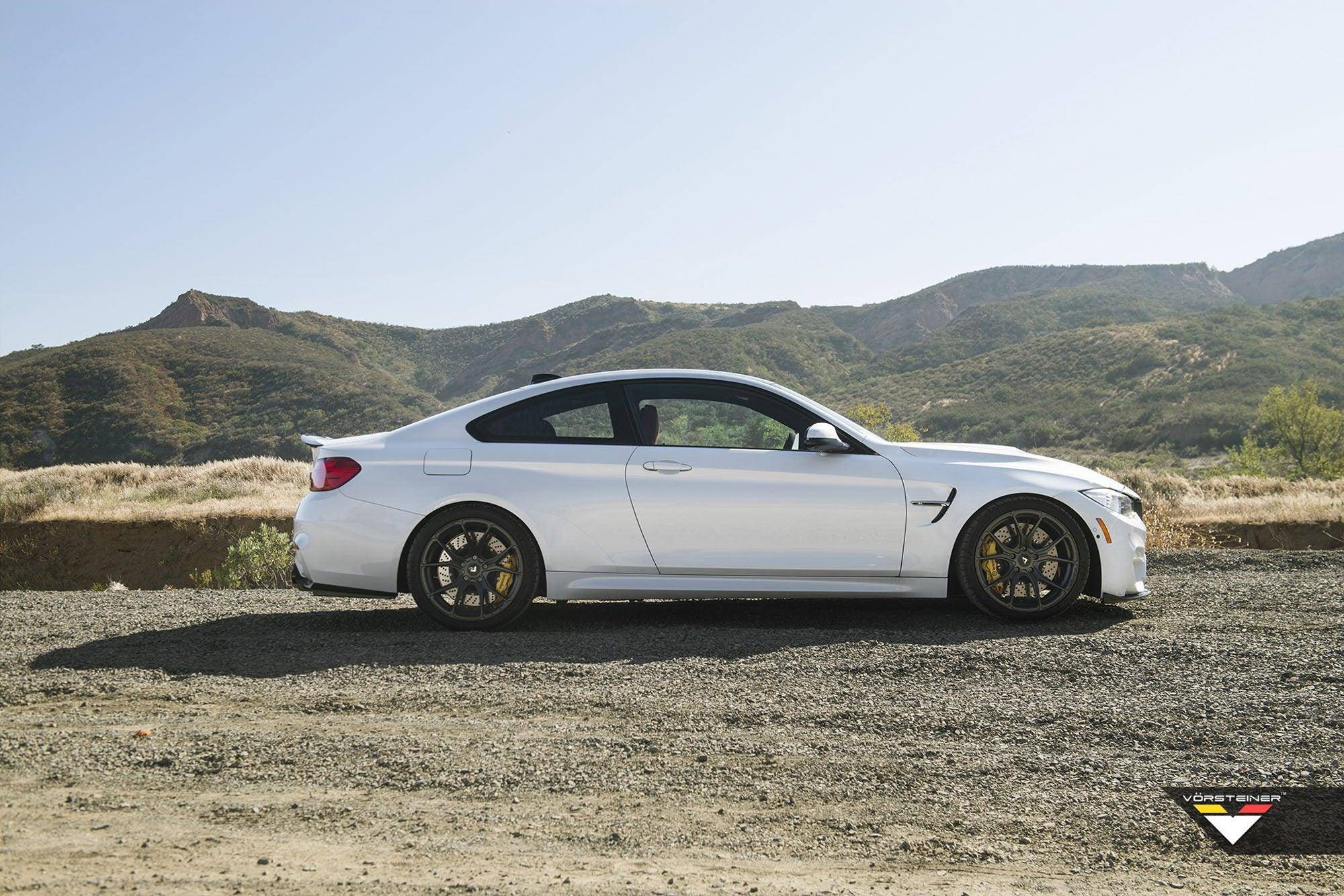 Vorsteiner Carbon Fibre EVO Aero Front Splitter For BMW M3 & M4 (2014 - 2021, F80 F82 F83) - AUTOID - Front Lips & Splitters - Vorsteiner