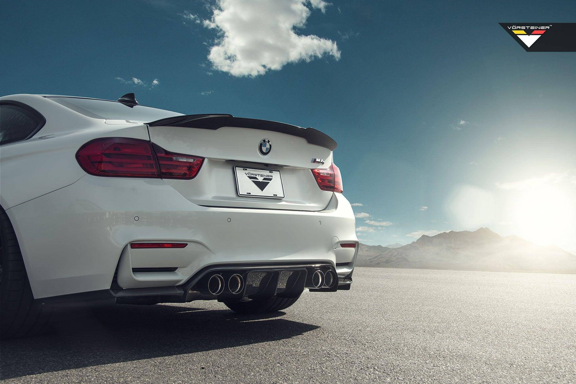 Vorsteiner Carbon Fibre EVO Aero Rear Spoiler For BMW M4 (2015 - 2021, F82) - AUTOID - Rear Spoilers - Vorsteiner