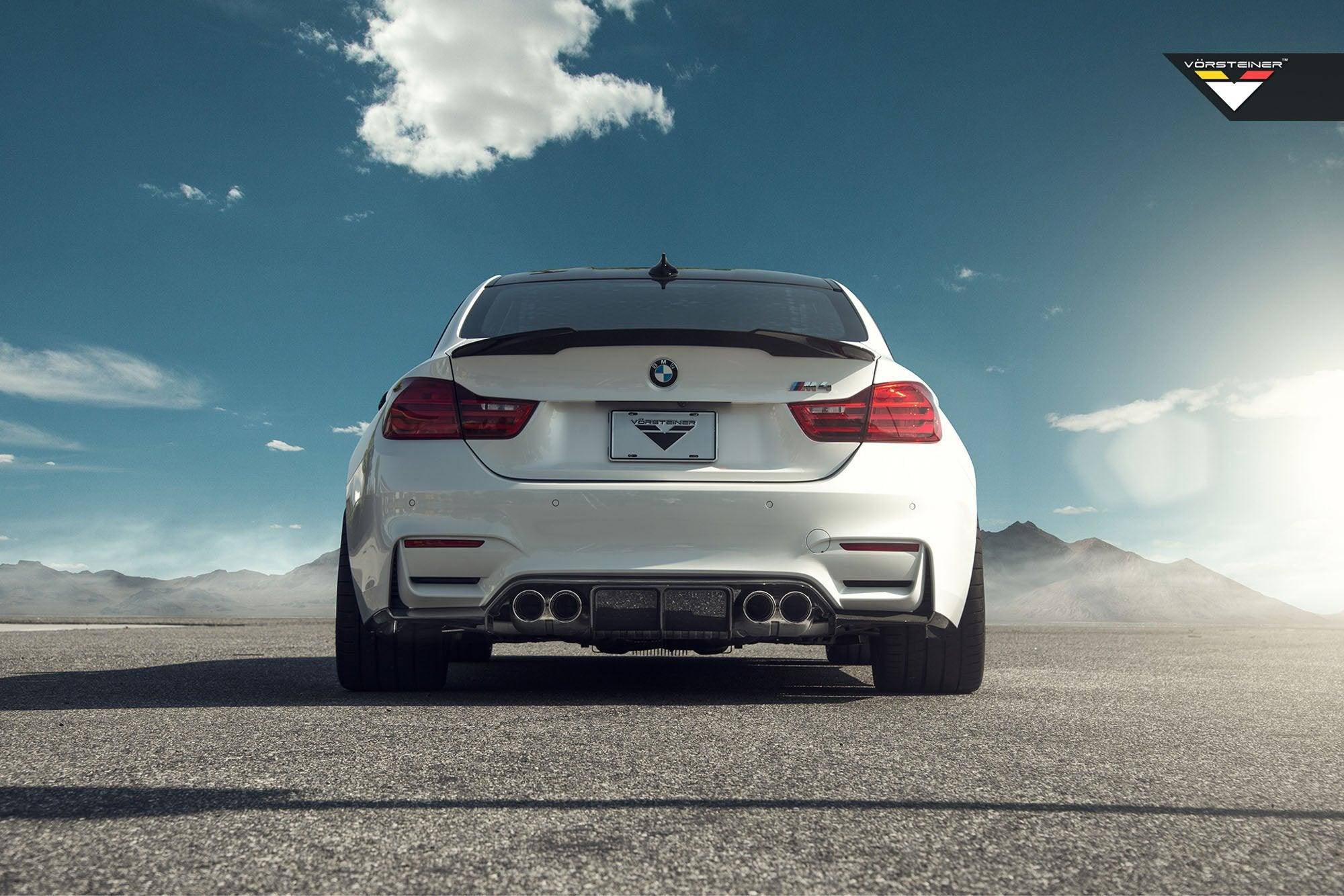 Vorsteiner Carbon Fibre EVO Aero Rear Spoiler For BMW M4 (2015 - 2021, F82) - AUTOID - Rear Spoilers - Vorsteiner