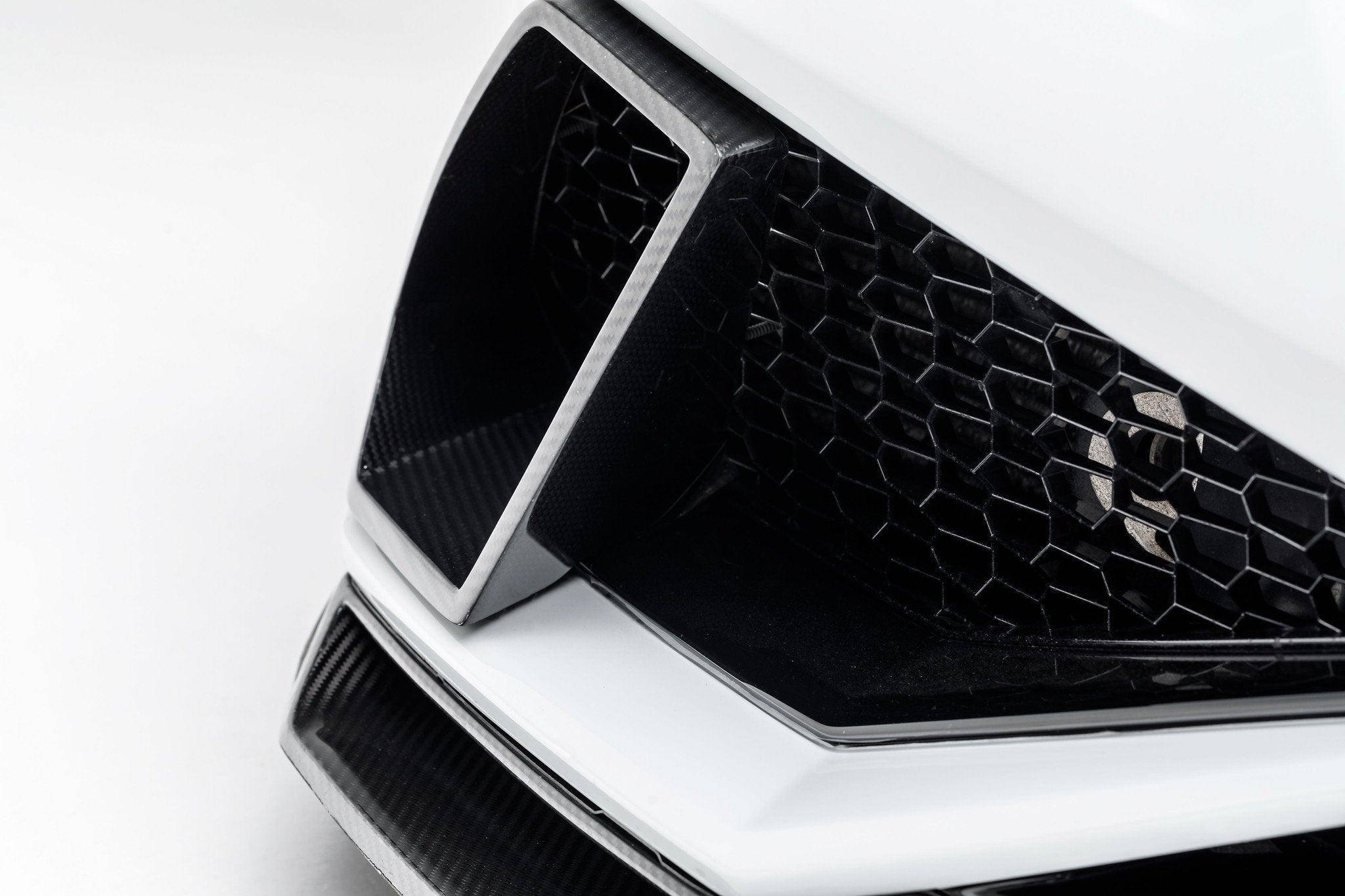 Vorsteiner Carbon Fibre Mondiale Edizione Front Air Intake Bezels for Lamborghini Huracan LP610 (2014 - 2019) - AUTOID - Bumper Inserts & Trim - Vorsteiner