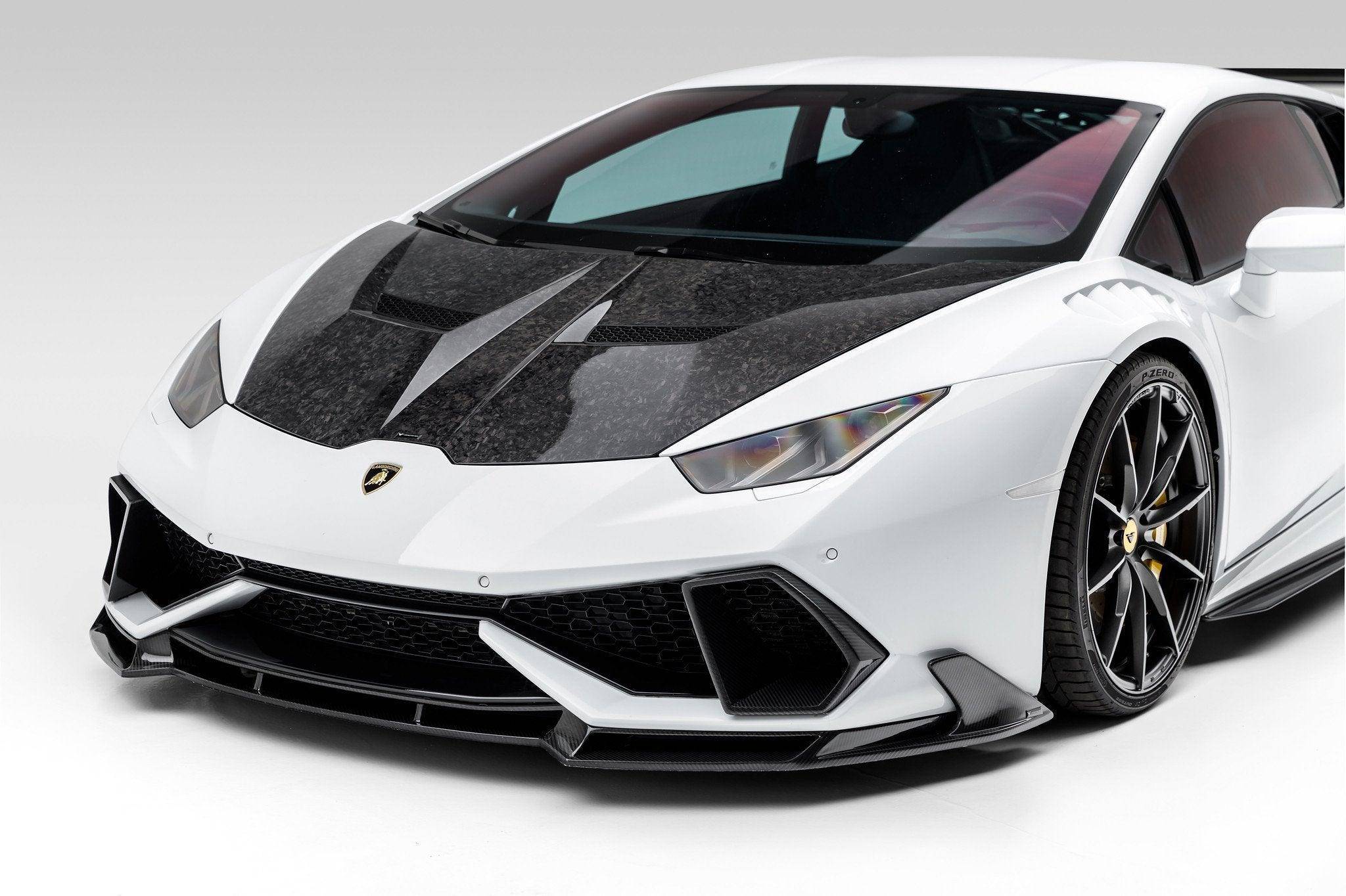 Vorsteiner Carbon Fibre Mondiale Edizione Front Air Intake Bezels for Lamborghini Huracan LP610 (2014 - 2019) - AUTOID - Bumper Inserts & Trim - Vorsteiner