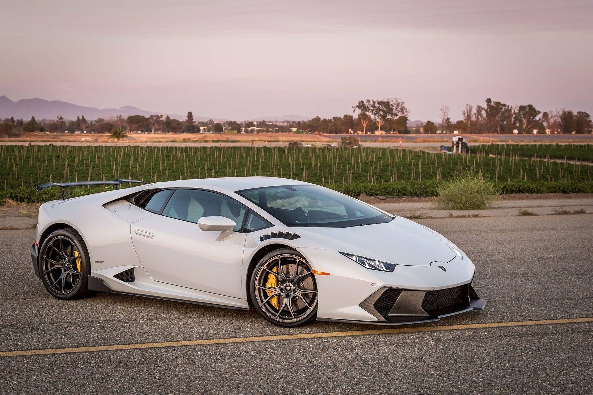 Vorsteiner Carbon Fibre Novara Edizione Front Bumper + Lower Splitter for Lamborghini Huracan (2014 - 2019) - AUTOID - Front & Rear Bumpers - Vorsteiner