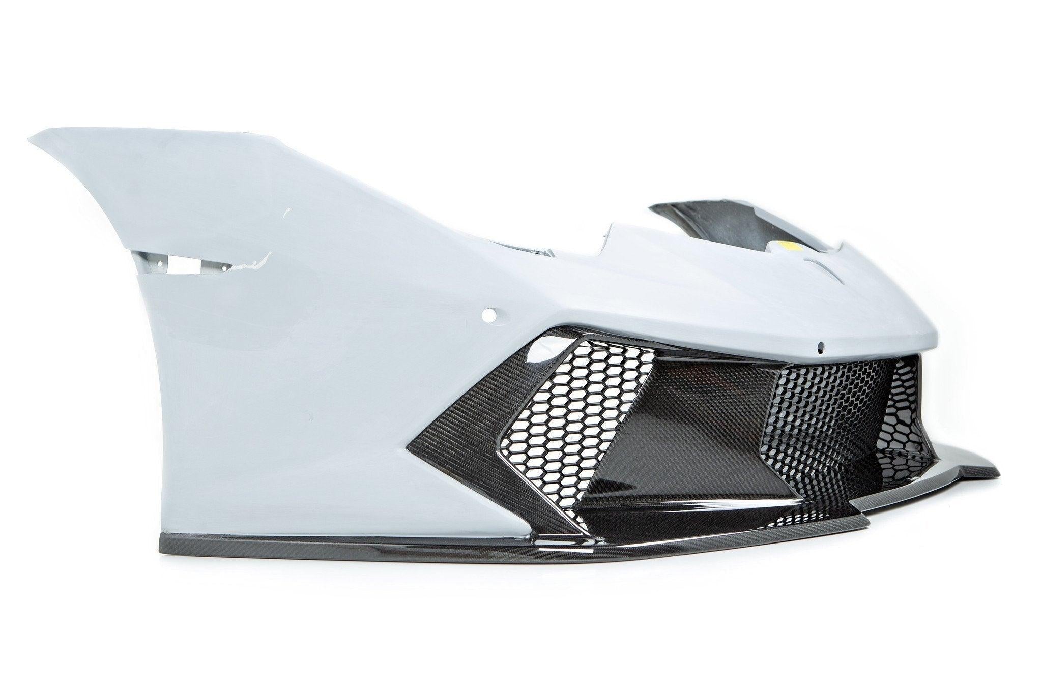 Vorsteiner Carbon Fibre Novara Edizione Front Bumper + Lower Splitter for Lamborghini Huracan (2014-2019)