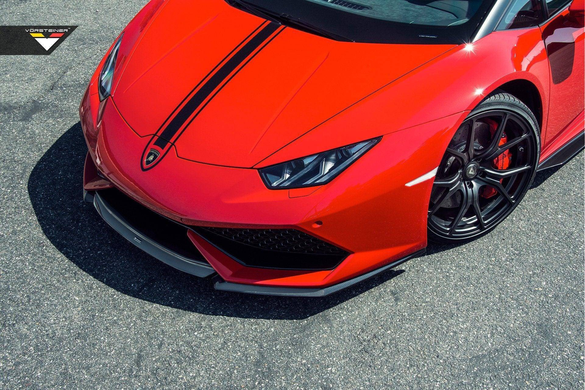 Vorsteiner Carbon Fibre Verona Edizione Front Splitter for Lamborghini Huracan (2014 - 2019) - AUTOID - Front Lips & Splitters - Vorsteiner