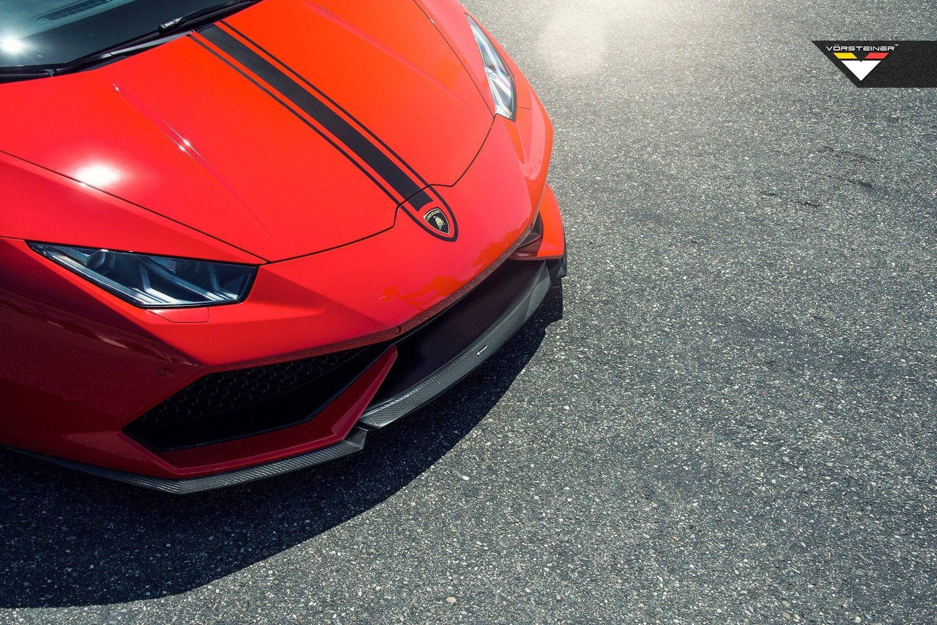 Vorsteiner Carbon Fibre Verona Edizione Front Splitter for Lamborghini Huracan (2014 - 2019) - AUTOID - Front Lips & Splitters - Vorsteiner