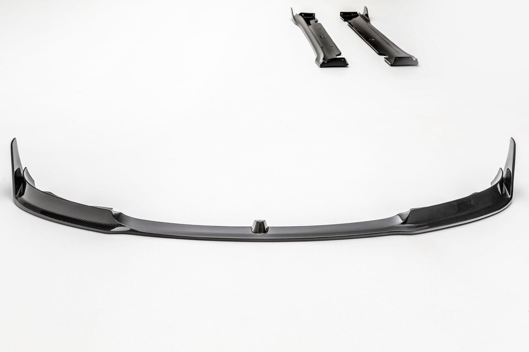 Vorsteiner Carbon Fibre VOLTA Aero Front Splitter For Tesla Model 3 (2018+) - AUTOID - Front Lips & Splitters - Vorsteiner