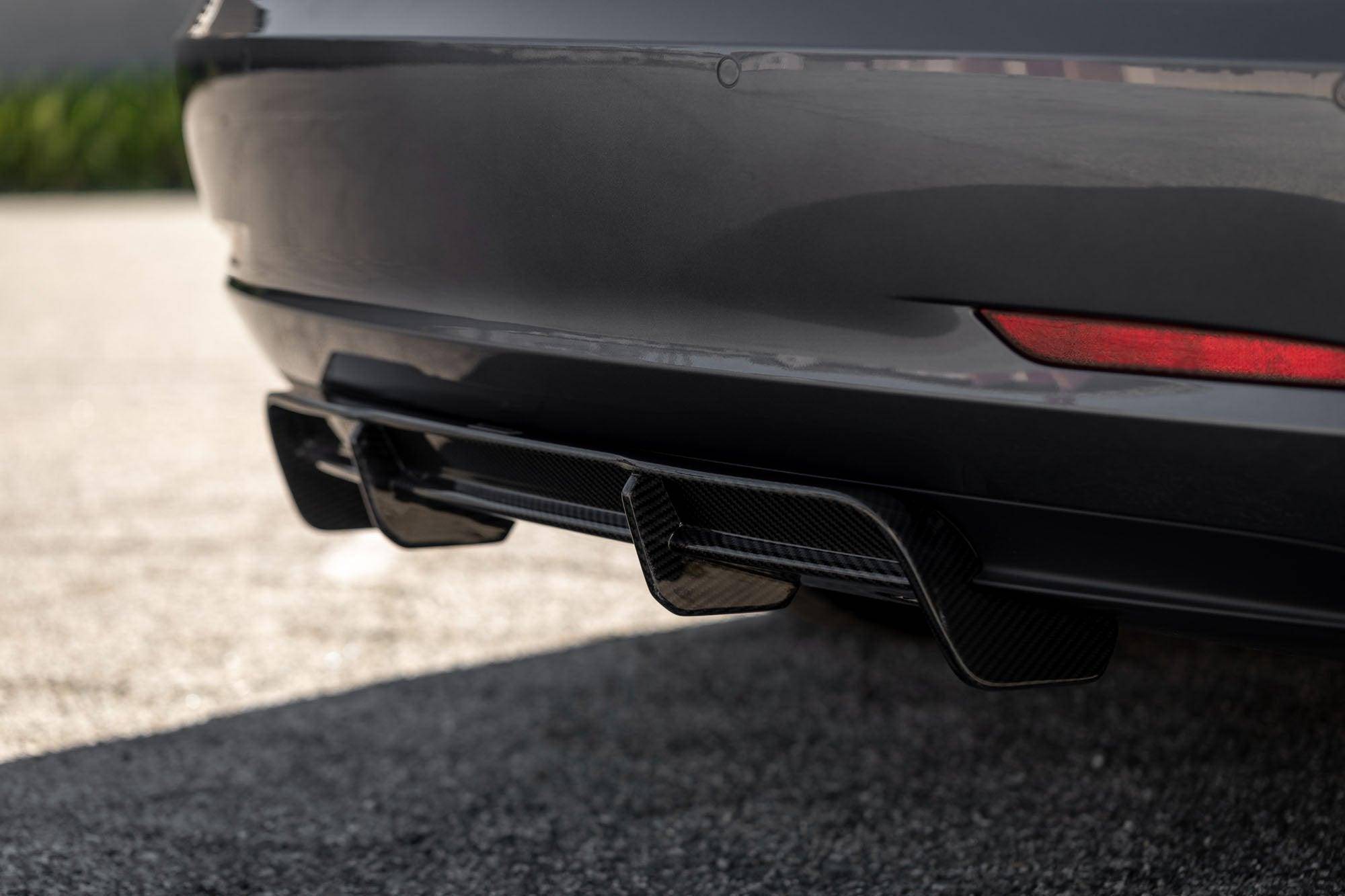 Vorsteiner Carbon Fibre VOLTA Aero Rear Diffuser For Tesla Model 3 (2018+) - AUTOID - Rear Diffusers - Vorsteiner