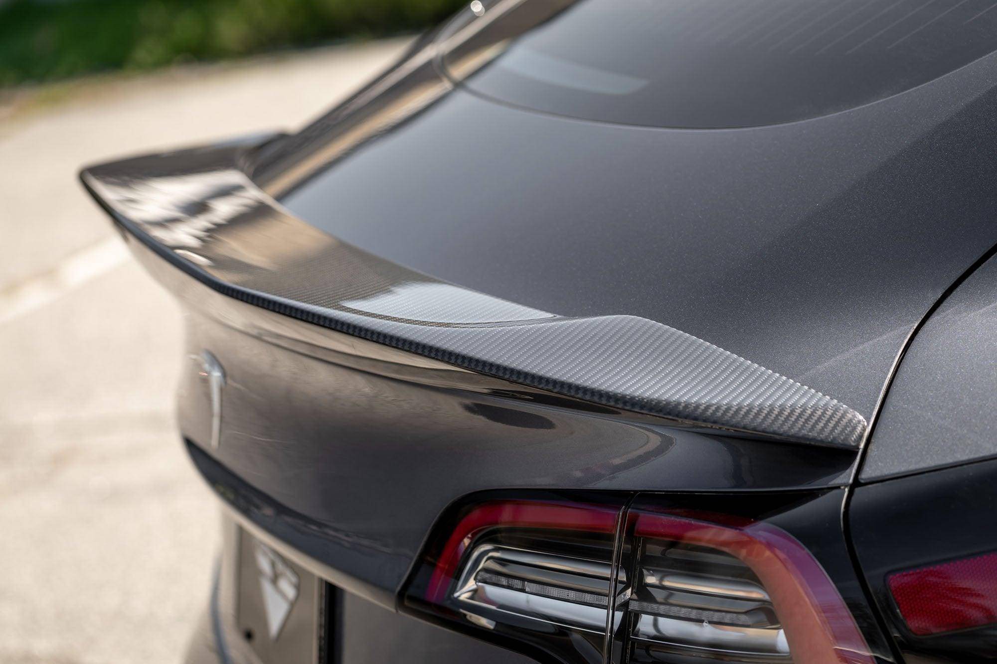 Vorsteiner Carbon Fibre VOLTA Aero Rear Spoiler For Tesla Model 3 (2018+) - AUTOID - Rear Spoilers - Vorsteiner