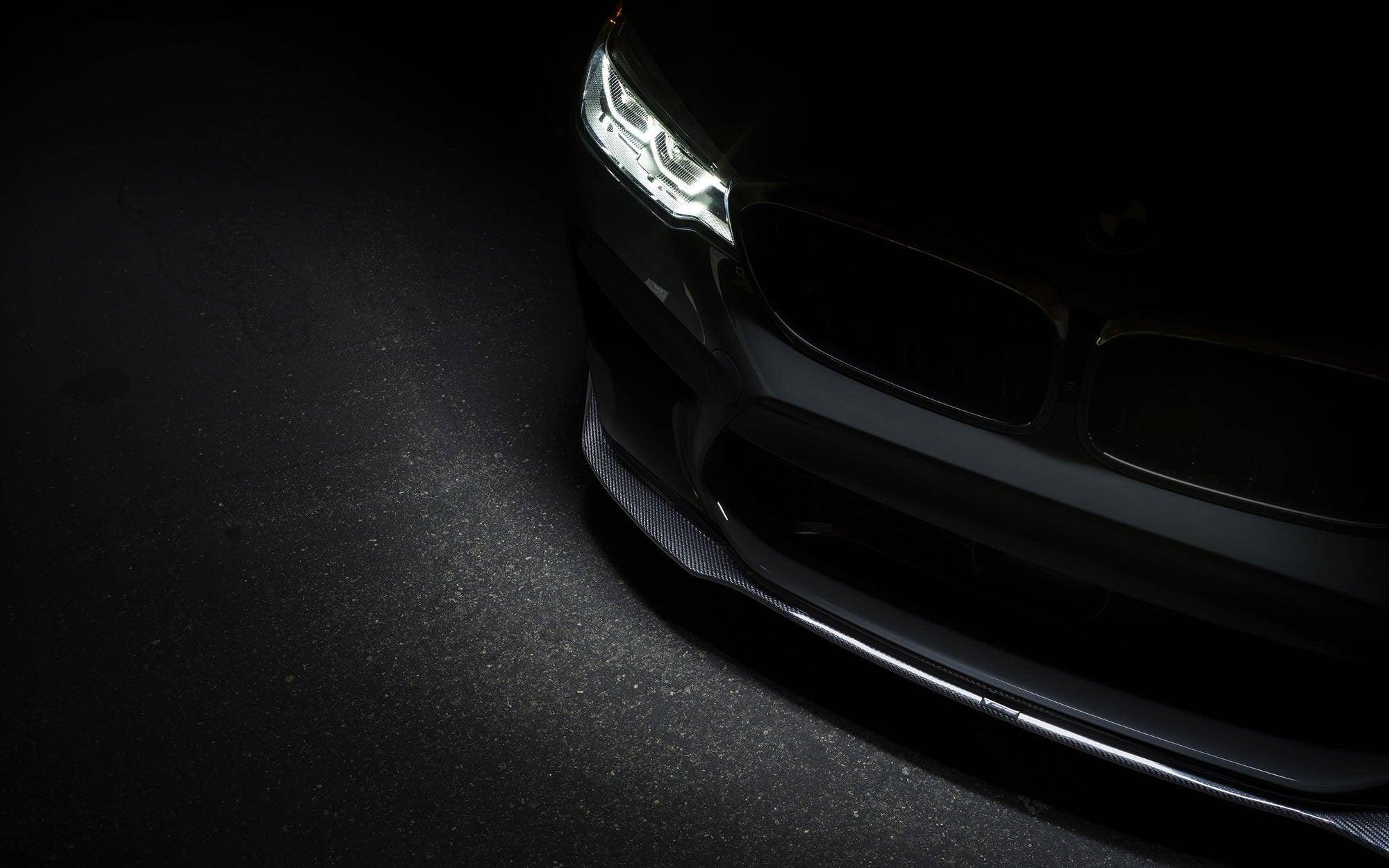 Vorsteiner Carbon Fibre VRS Aero Front Splitter For BMW M5 (2018 - 2020, F90) - AUTOID - Front Lips & Splitters - Vorsteiner