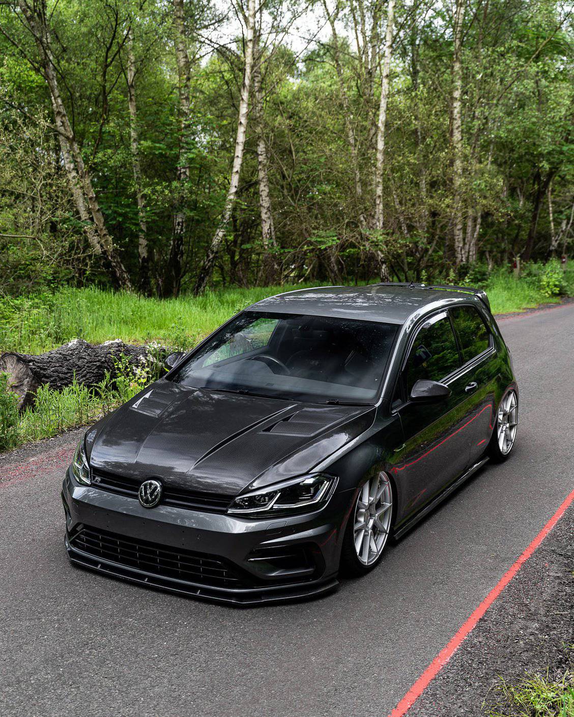 VW Golf, Golf GTI & Golf R Mk7, Mk7.5 Carbon Fibre Front Bonnet  (2013-2020)