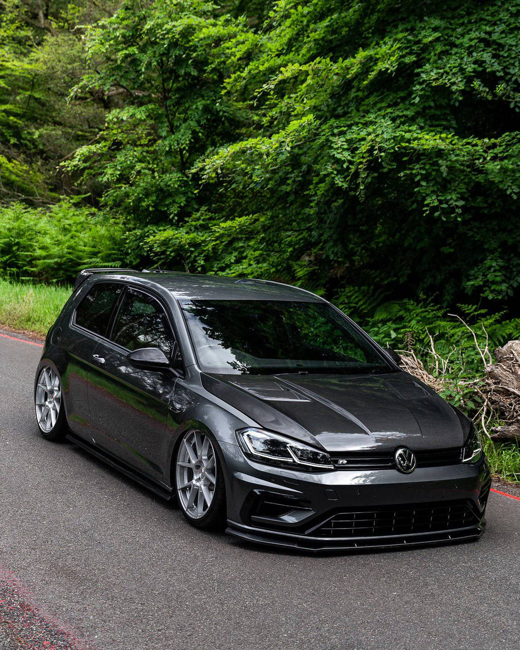 VW Golf, Golf GTI & Golf R Mk7 & Mk7.5 Carbon Fibre Front Bonnet by FORM (2013-2020) - AUTOID® - Front Hood - FORM Industries
