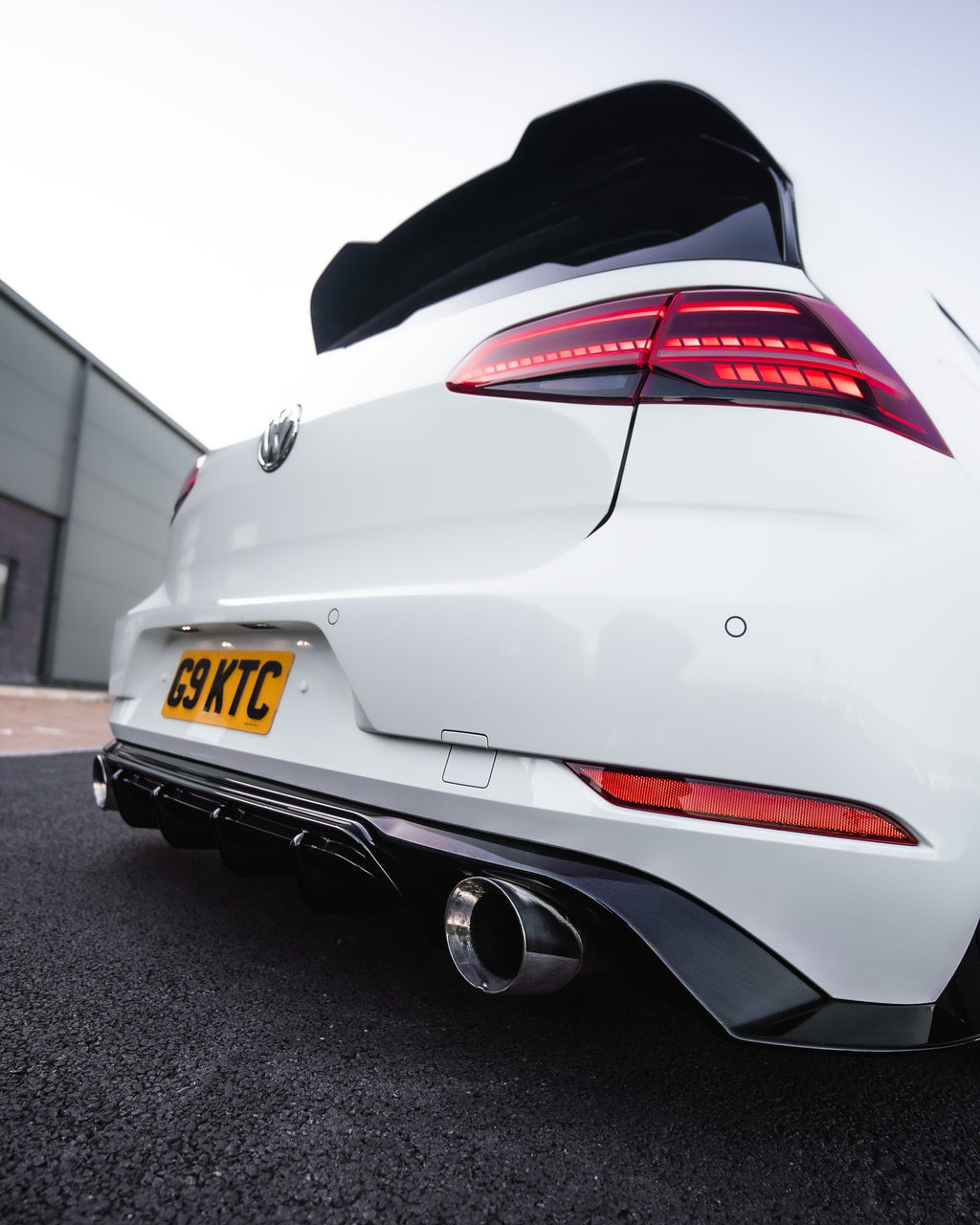 VW Golf, Golf GTI & Golf R Mk7 / Mk7.5 EVO-1 Gloss Black Rear Spoiler by ZAERO (2013-2020) - AUTOID® - Rear Spoilers - Zaero Design