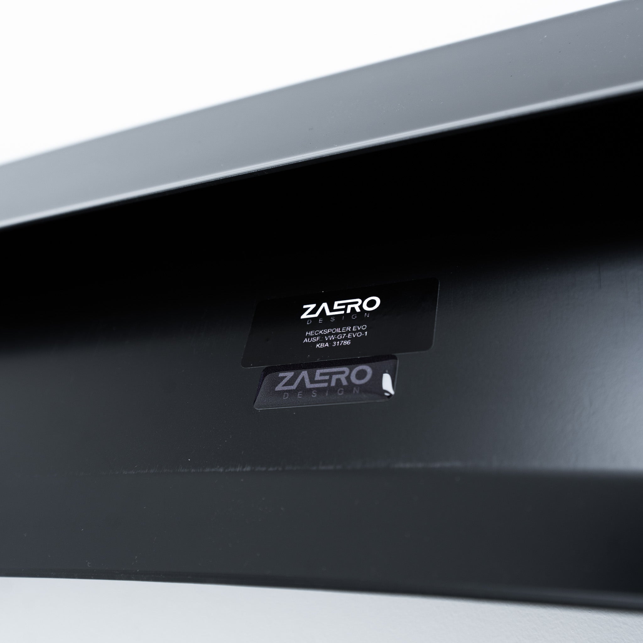 VW Golf, Golf GTI & Golf R Mk7 / Mk7.5 EVO-1 Gloss Black Rear Spoiler by ZAERO (2013-2020) - AUTOID® - Rear Spoilers - Zaero Design