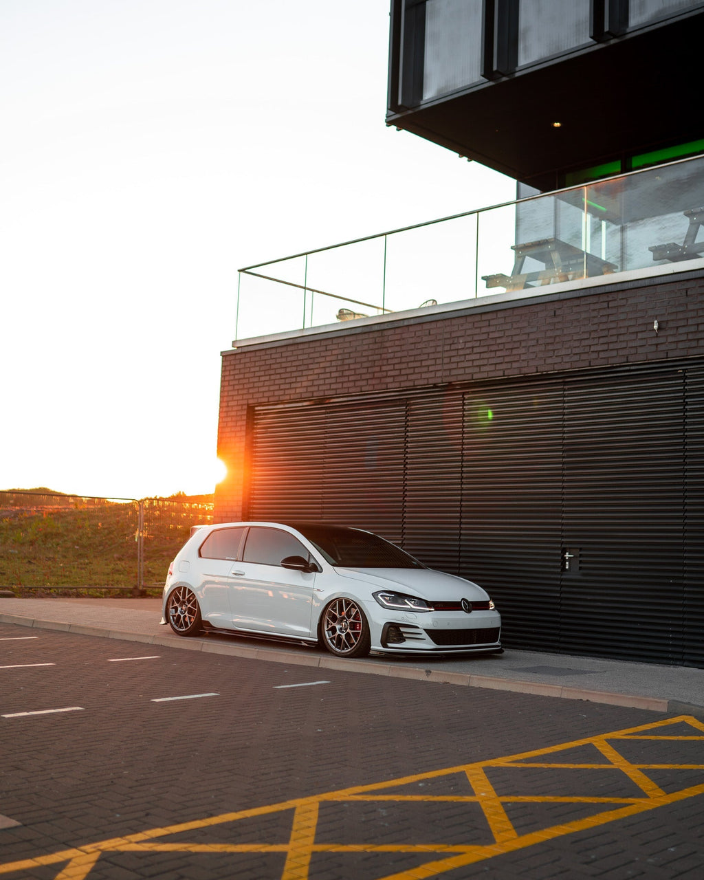 VW Golf, Golf GTI & Golf R Mk7 / Mk7.5 EVO-1 Gloss Black Side Skirts by ZAERO (2014-2020) - AUTOID® - Side Skirts & Winglets - Zaero Design