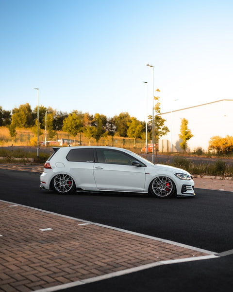 VW Golf, Golf GTI & Golf R Mk7 / Mk7.5 EVO-1 Gloss Black Side Skirts by ZAERO (2014-2020) - AUTOID® - Side Skirts & Winglets - Zaero Design