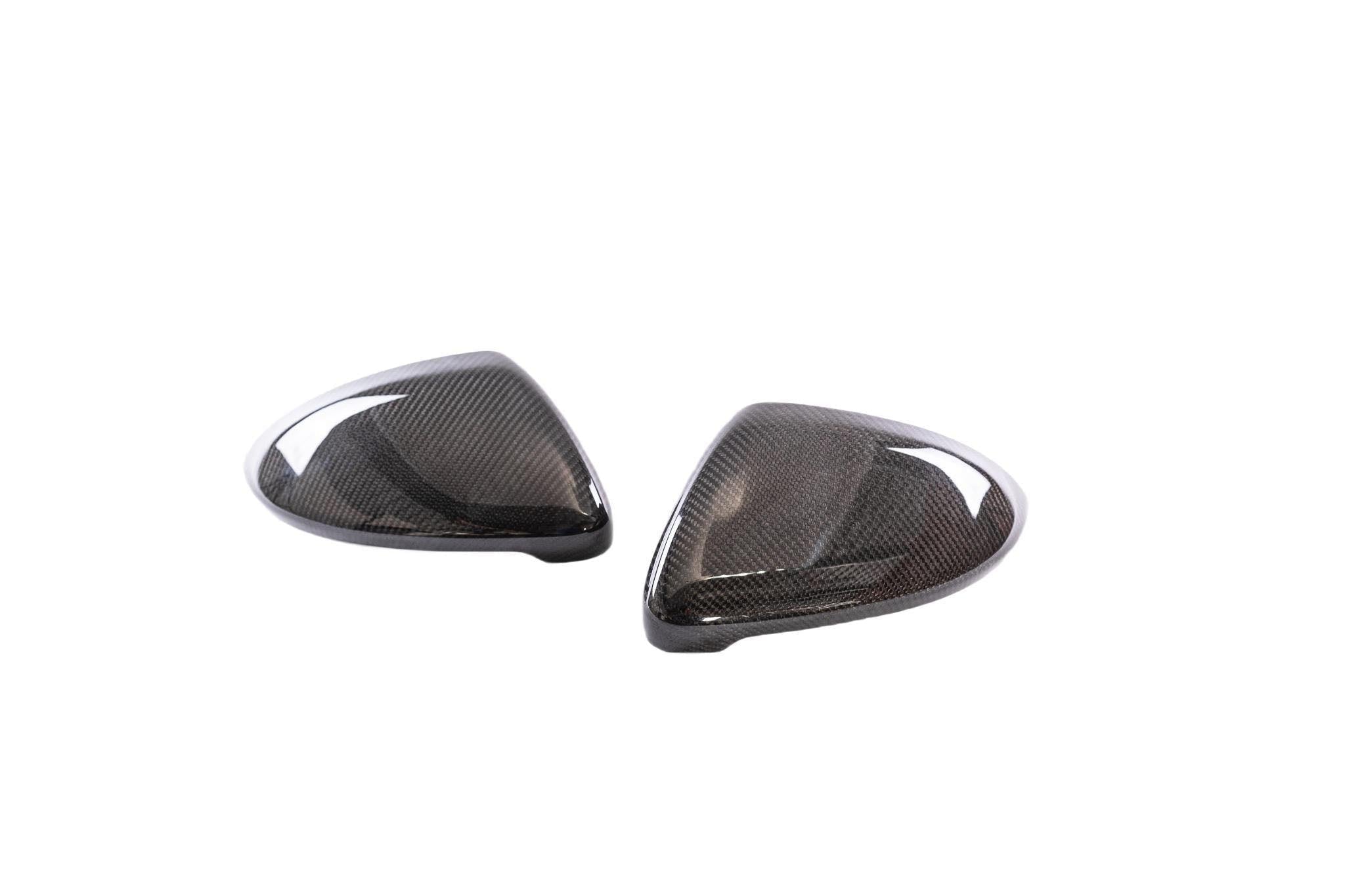 VW Golf, Golf GTI & Golf R Mk7 / Mk7.5 Pre-Preg Carbon Fibre Wing Mirror Covers by FORM (2013-2020) - AUTOID® - Mirror Covers - FORM Industries