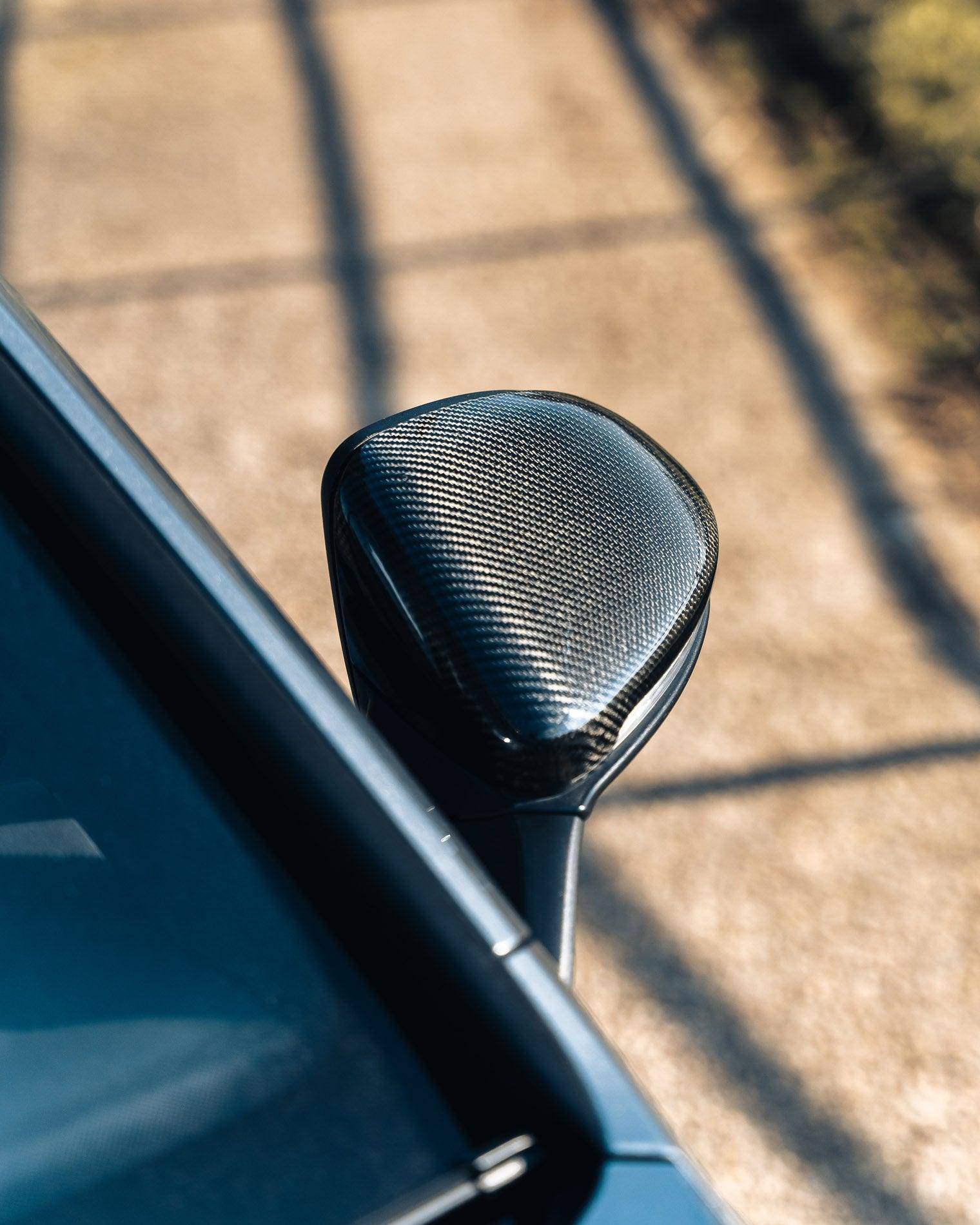 VW Golf, Golf GTI & Golf R Mk7 / Mk7.5 Pre - Preg Carbon Fibre Wing Mirror Covers by TRE (2013 - 2020) - AUTOID - Mirror Covers - TRE