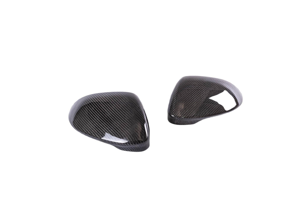 VW Golf / Golf GTI / Golf R Mk8 & Mk8.5 Carbon Fibre Wing Mirror Covers by FORM (2019+) - AUTOID® - Mirror Covers - FORM Industries